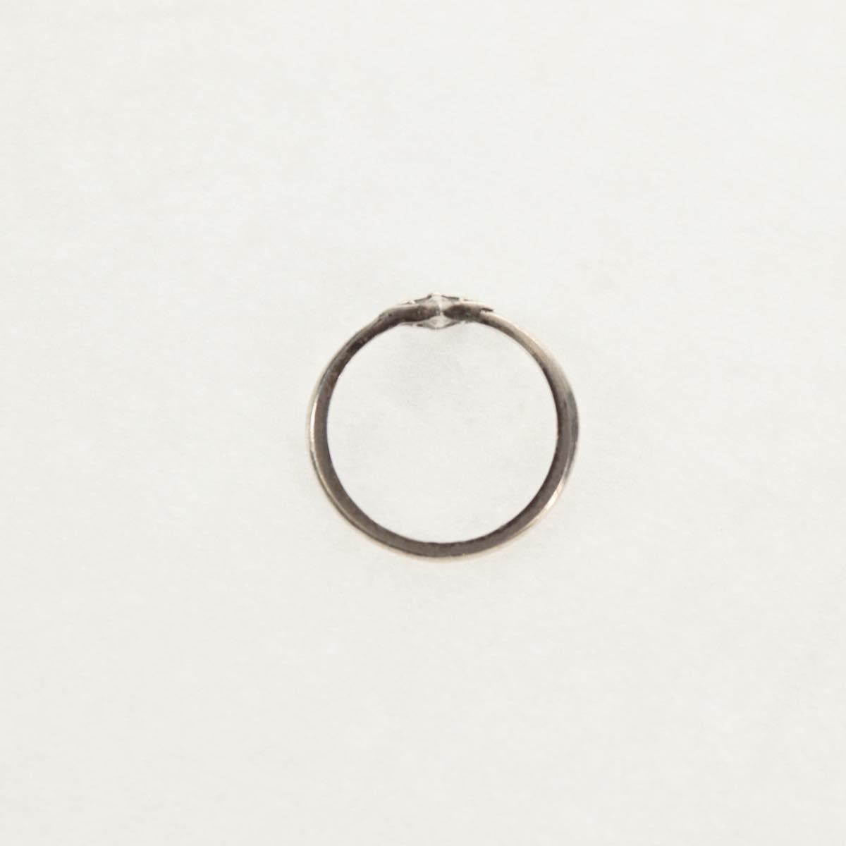 Chrome Hearts Bubble Gum Starling Ring Ag925 Silver Auth 142408M