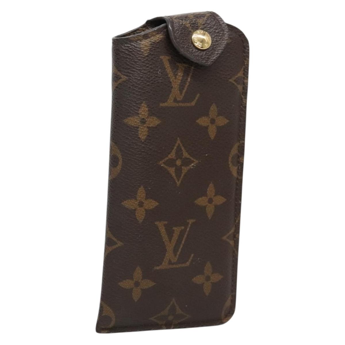 LOUIS VUITTON Monogram Etui Lunette PM Glasses Case M66545 LV Auth 142417