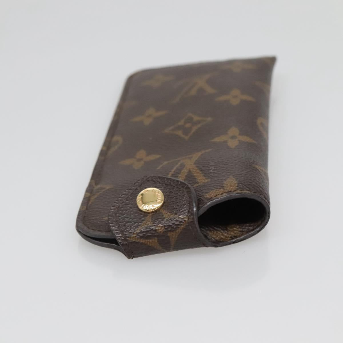 LOUIS VUITTON Monogram Etui Lunette PM Glasses Case M66545 LV Auth 142417