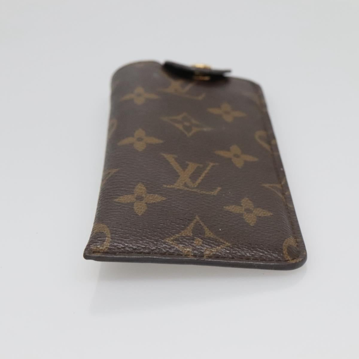 LOUIS VUITTON Monogram Etui Lunette PM Glasses Case M66545 LV Auth 142417