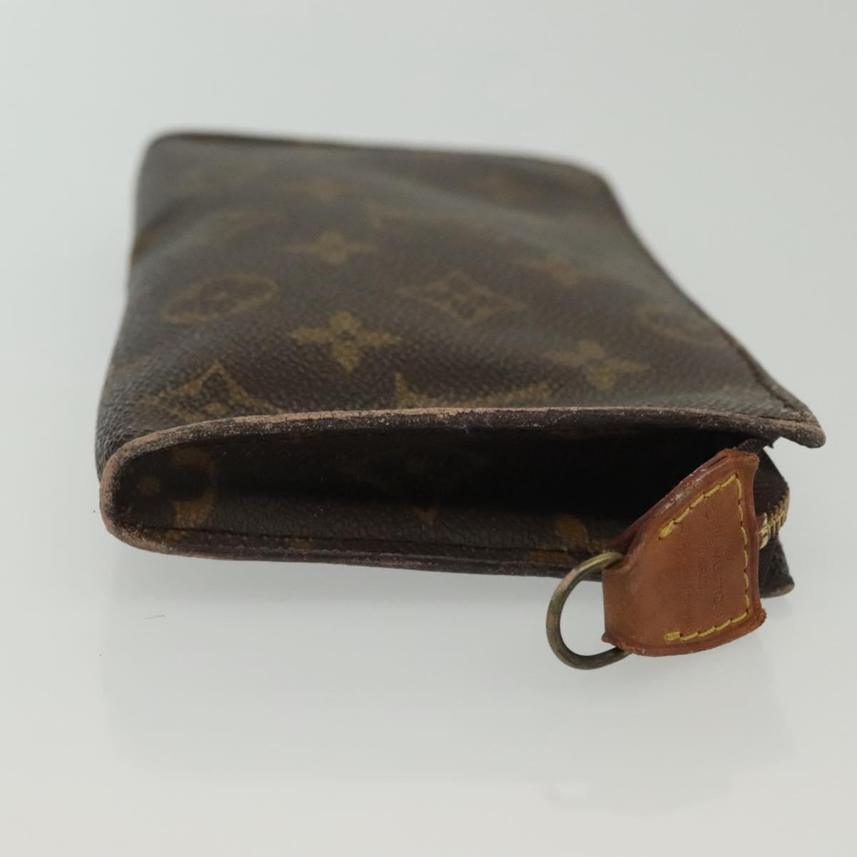 LOUIS VUITTON Monogram Bucket GM Accessory Pouch LV Auth 142422