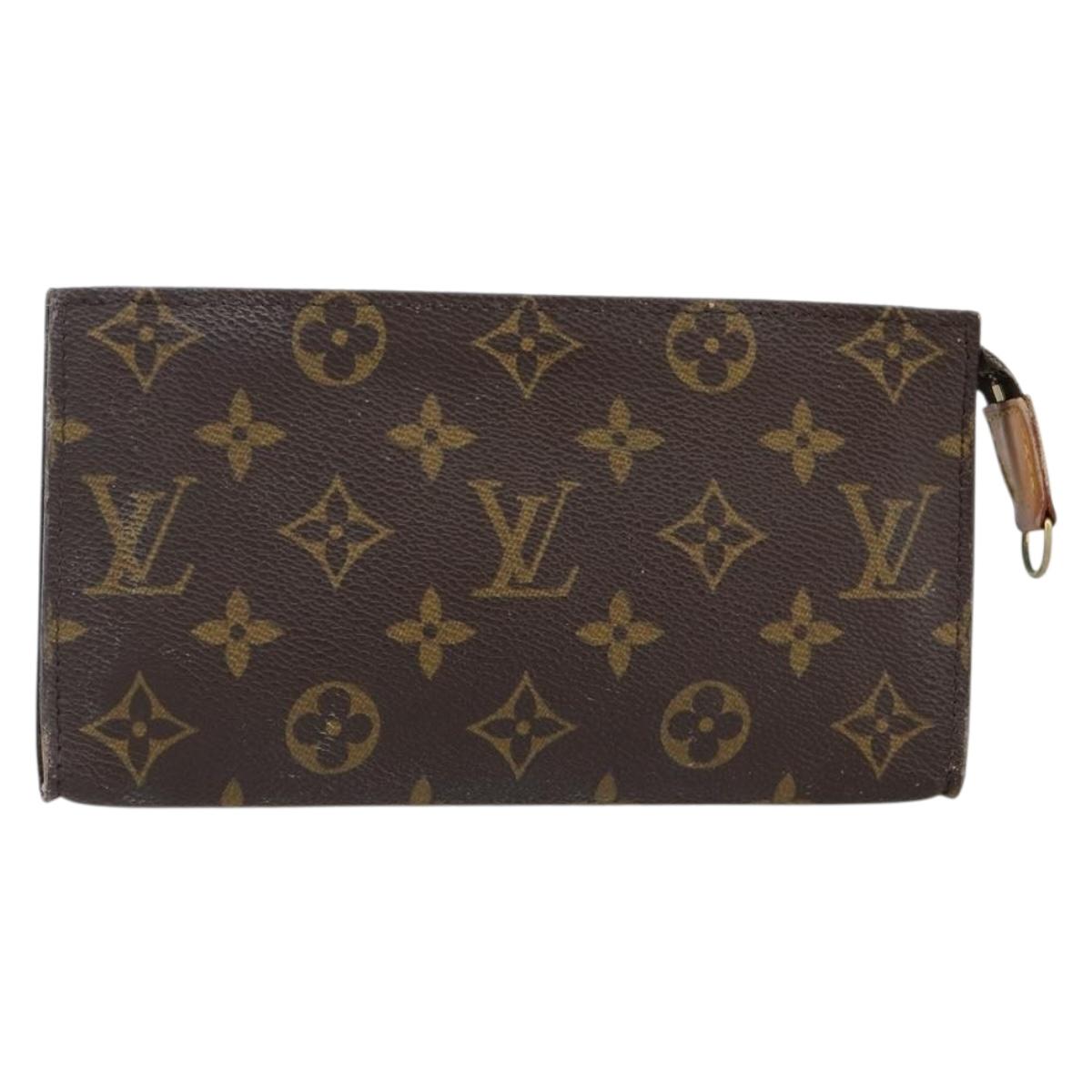 LOUIS VUITTON Monogram Bucket GM Accessory Pouch LV Auth 142423