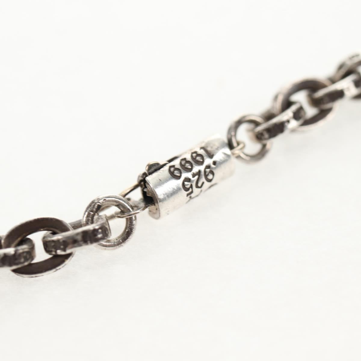 Chrome Hearts Paper Chain Necklace Ag925 18 inches Silver Auth 142426M