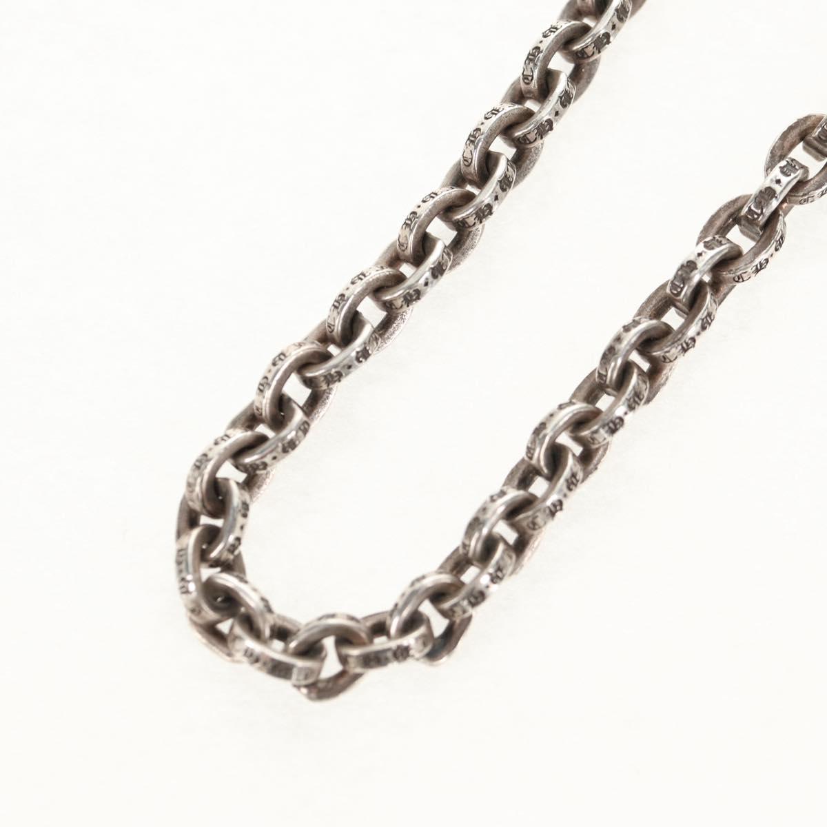 Chrome Hearts Paper Chain Necklace Ag925 18 inches Silver Auth 142426M