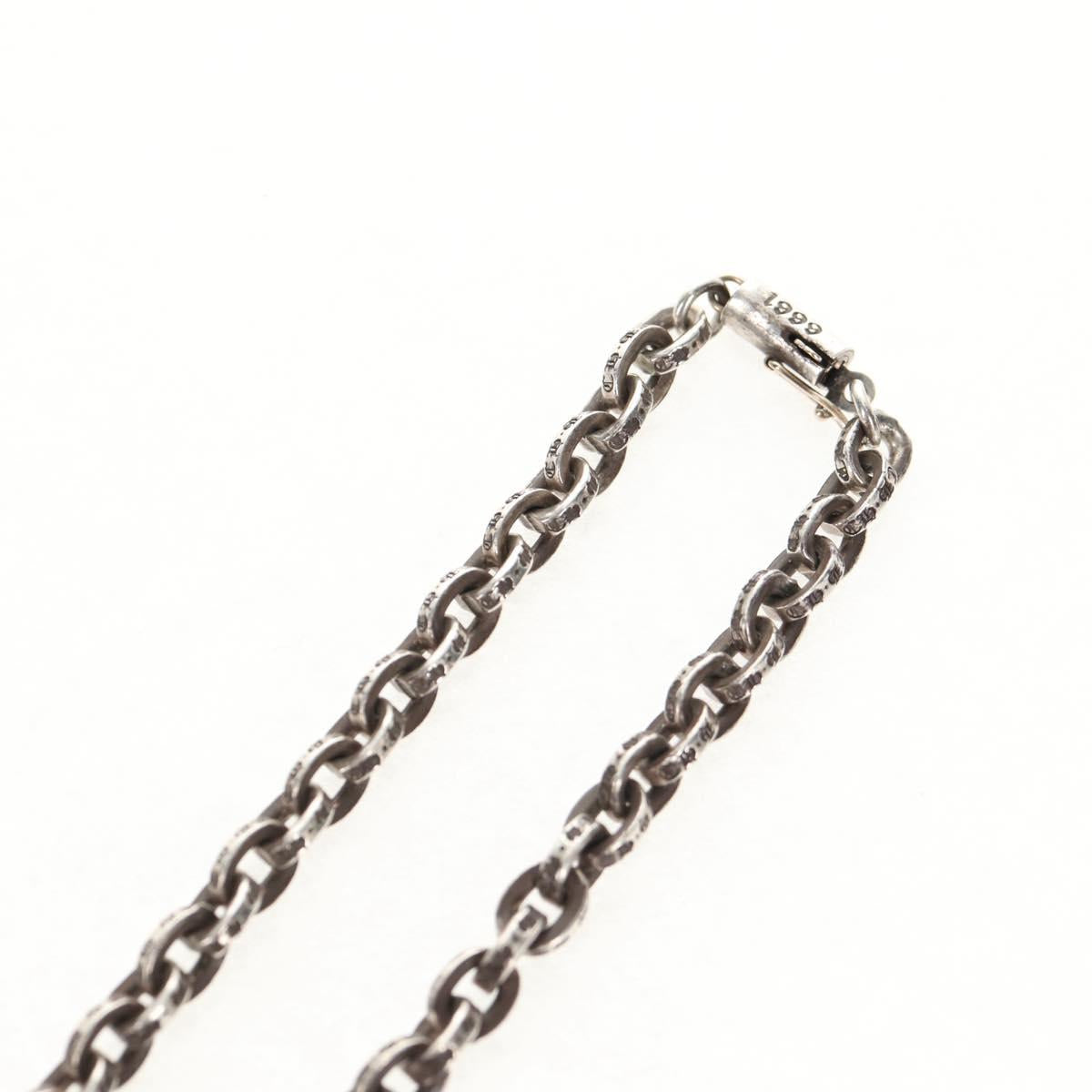 Chrome Hearts Paper Chain Necklace Ag925 18 inches Silver Auth 142426M