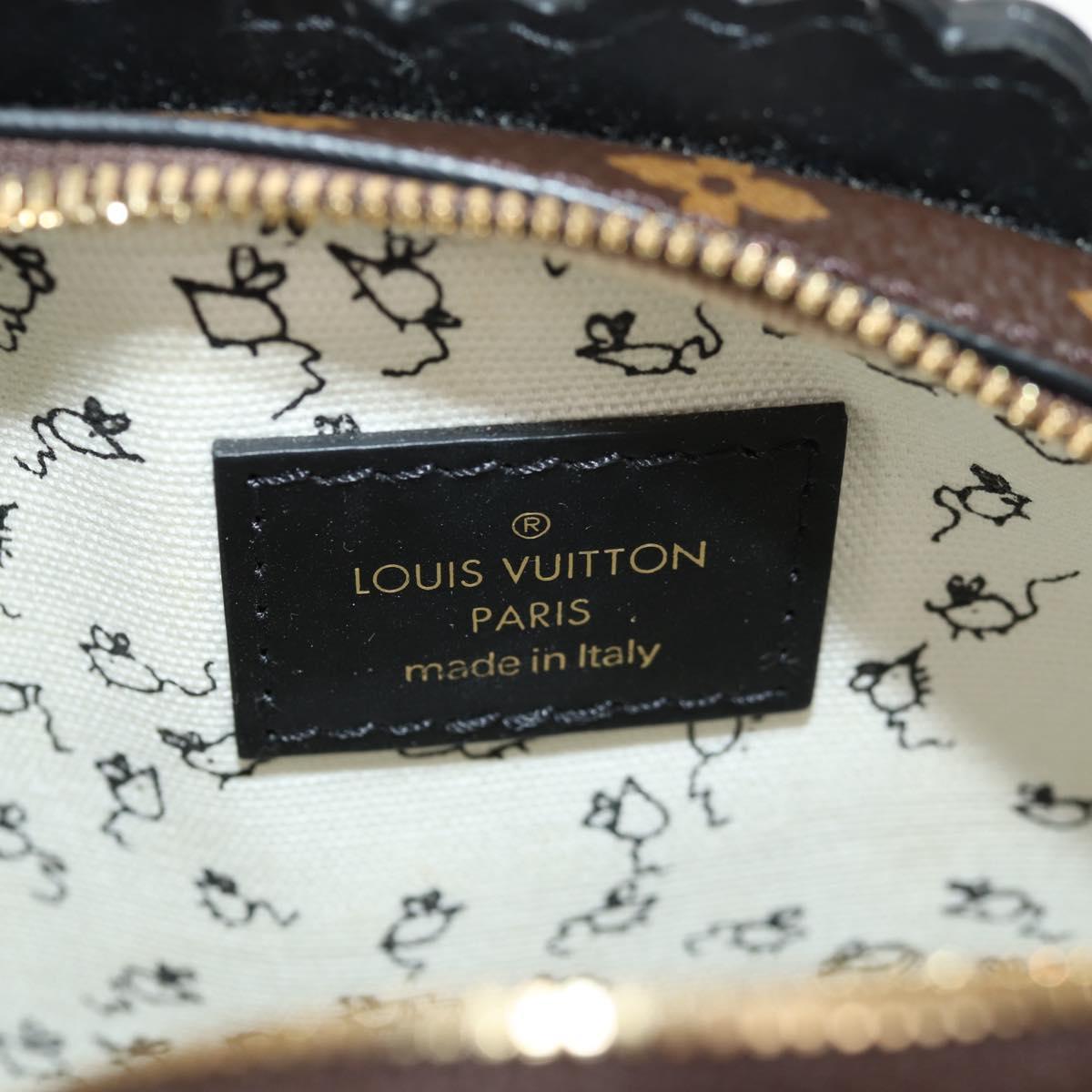 LOUIS VUITTON Epi Cat Face Pochette Shoulder Bag Gray LV Auth 142442SAM