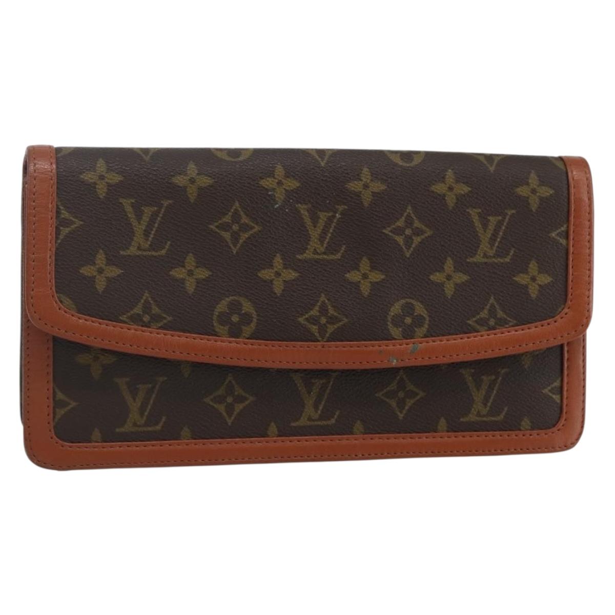 LOUIS VUITTON Monogram Pochette Dam PM Clutch Bag M51812 LV Auth 142458