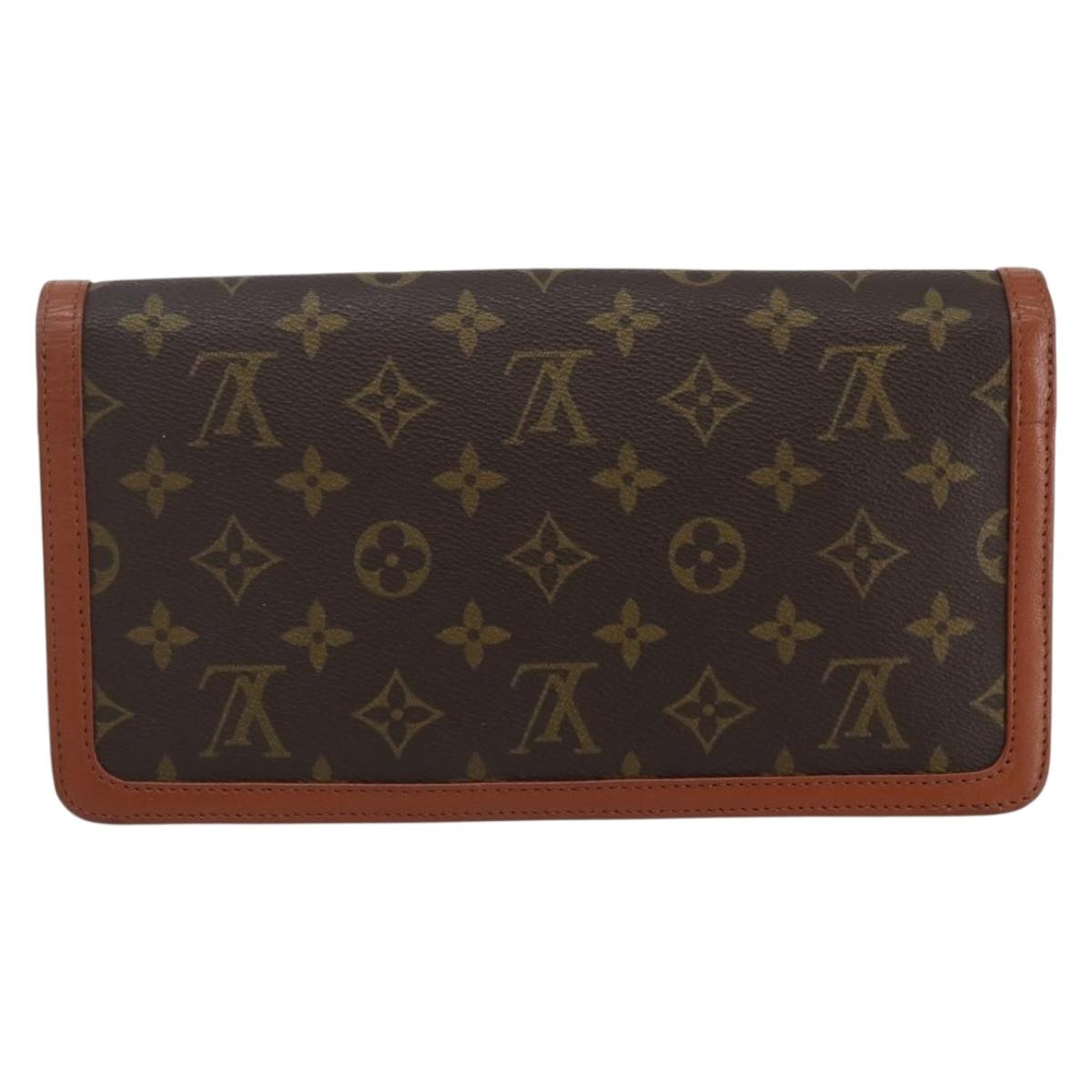 LOUIS VUITTON Monogram Pochette Dam PM Clutch Bag M51812 LV Auth 142458