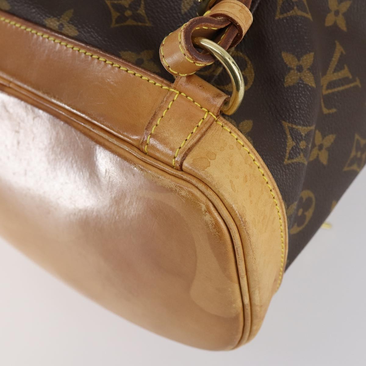 LOUIS VUITTON Monogram Montsouris MM Backpack M51136 LV Auth 142466