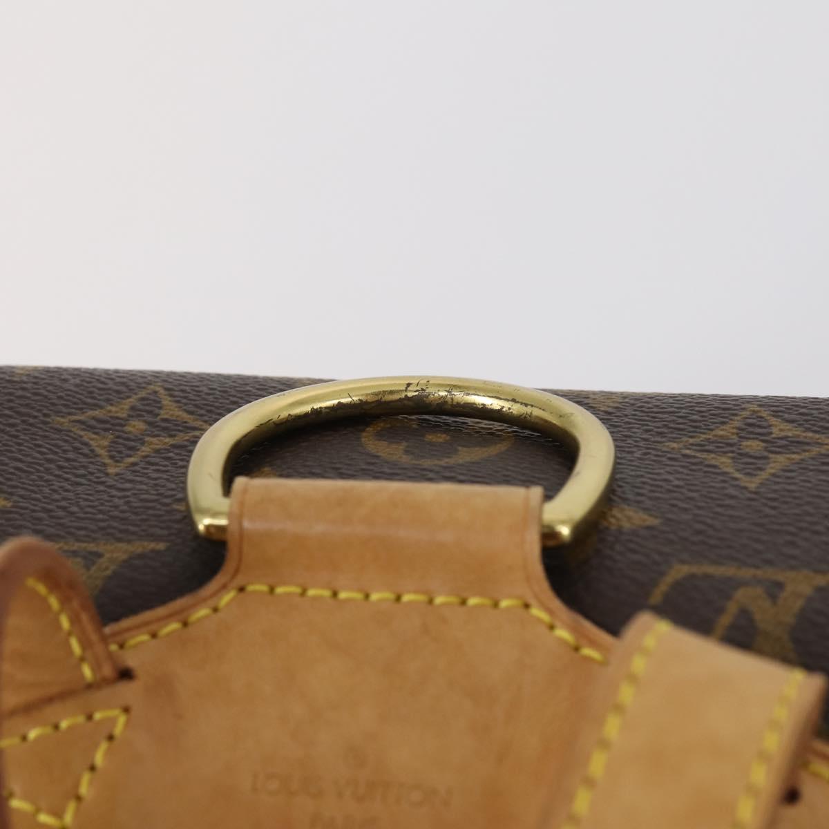 LOUIS VUITTON Monogram Montsouris MM Backpack M51136 LV Auth 142466