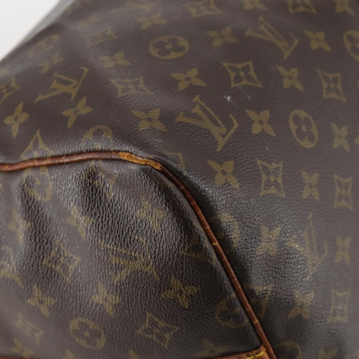 LOUIS VUITTON Monogram Keepall Bandouliere 55 Boston Bag M41414 LV Auth 142469