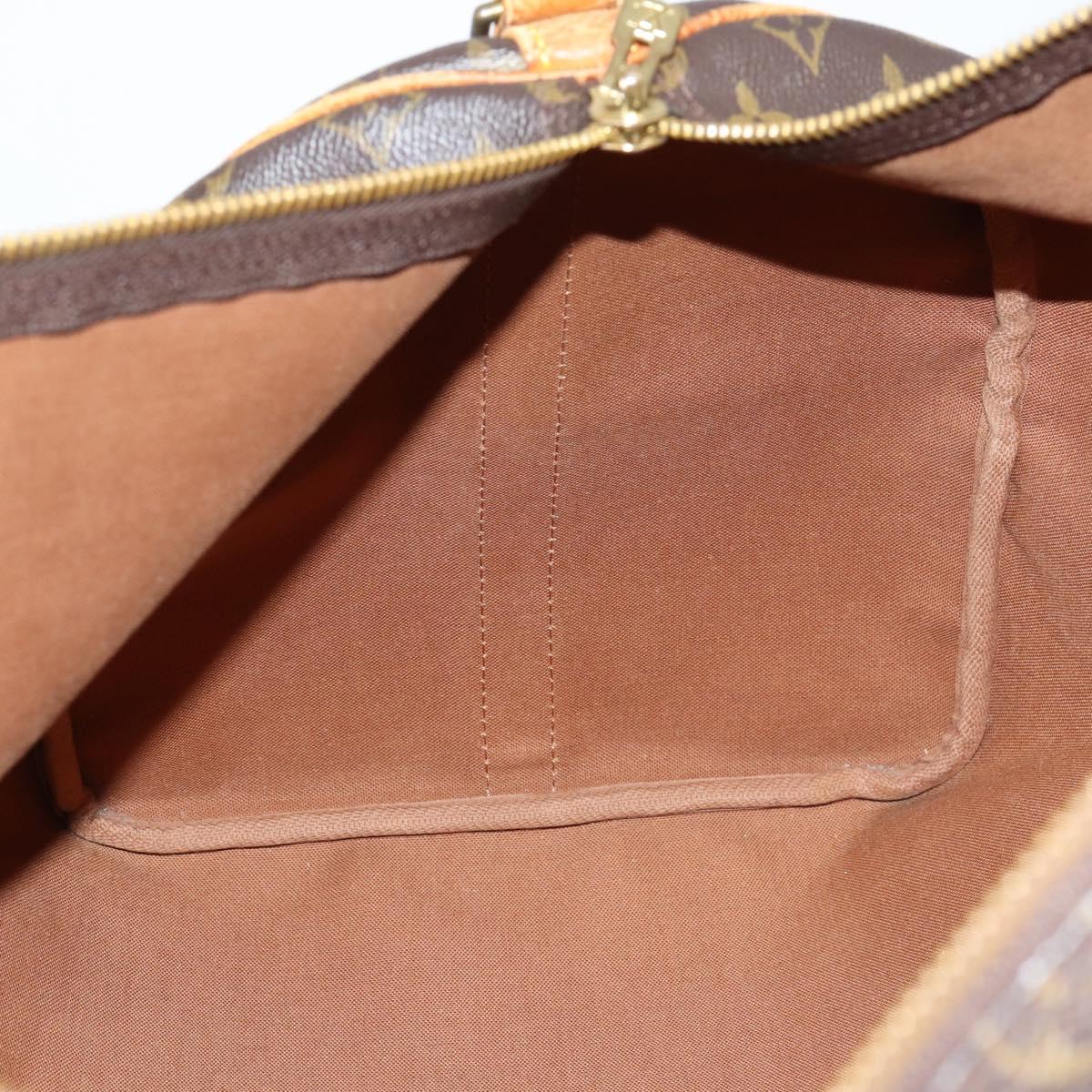 LOUIS VUITTON Monogram Keepall Bandouliere 55 Boston Bag M41414 LV Auth 142469