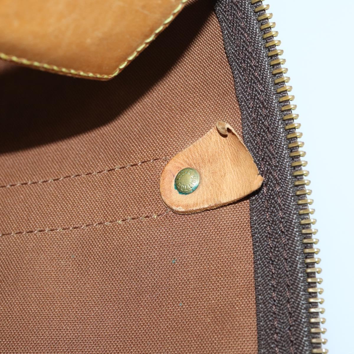 LOUIS VUITTON Monogram Keepall Bandouliere 55 Boston Bag M41414 LV Auth 142469