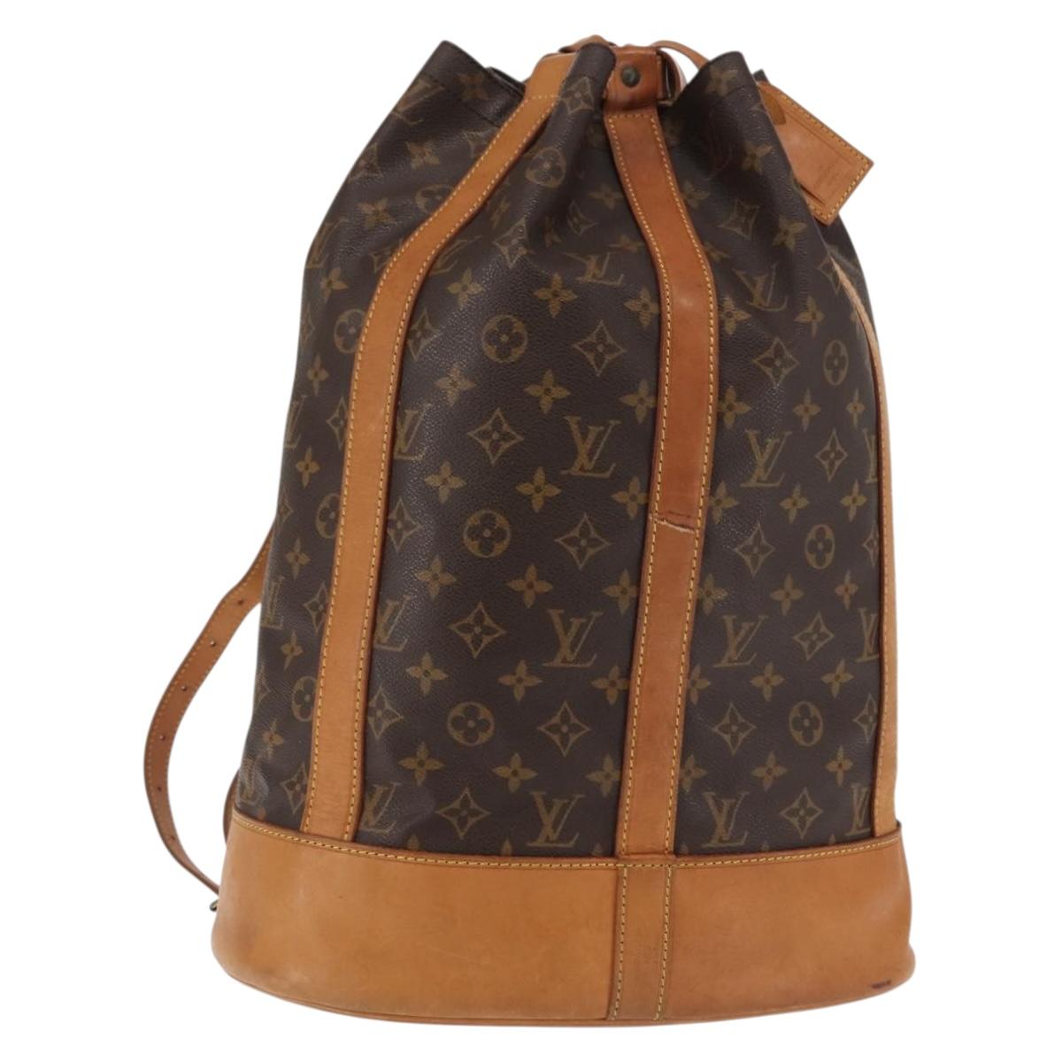 LOUIS VUITTON Monogram Randonnee GM Shoulder Bag M42244 LV Auth 142470