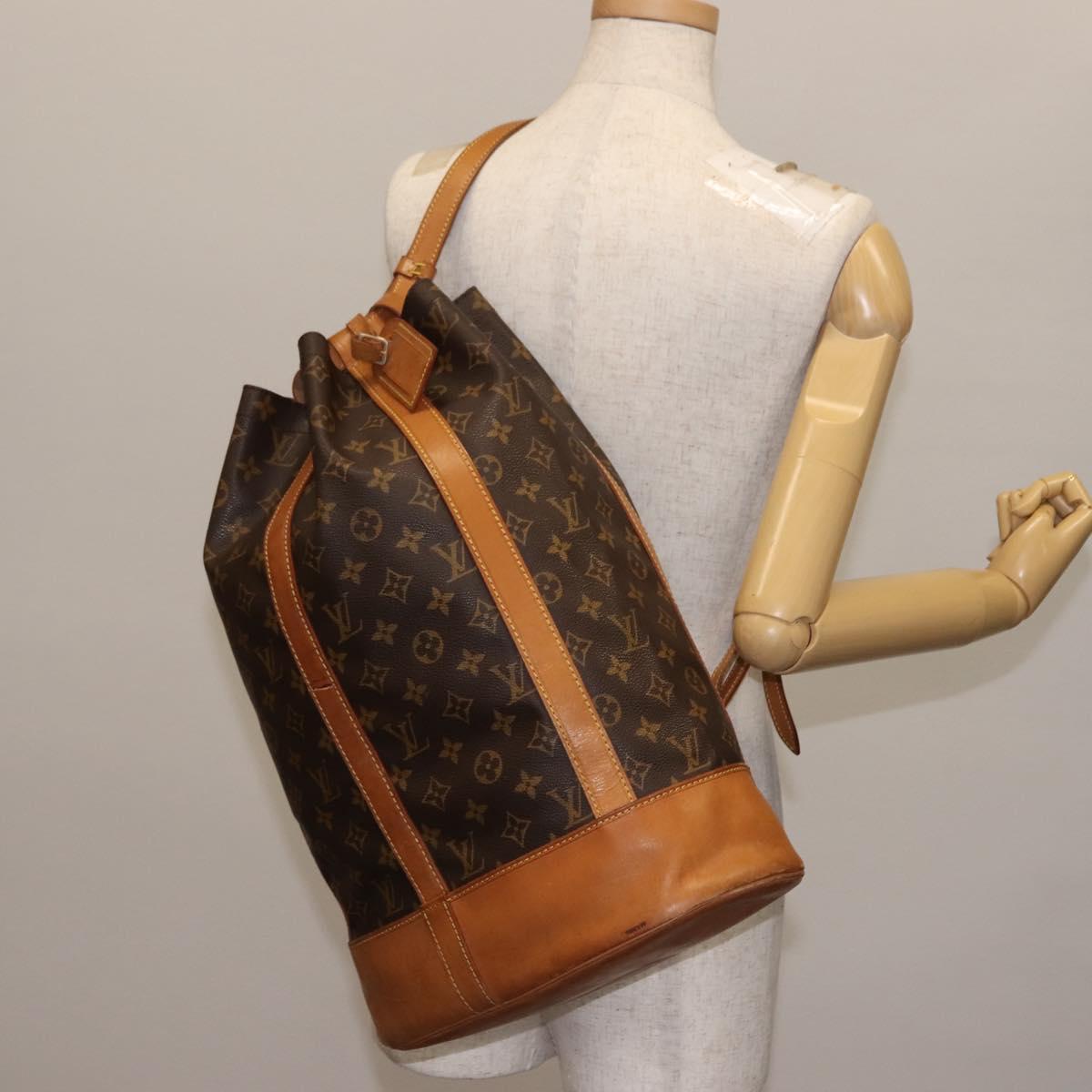 LOUIS VUITTON Monogram Randonnee GM Shoulder Bag M42244 LV Auth 142470