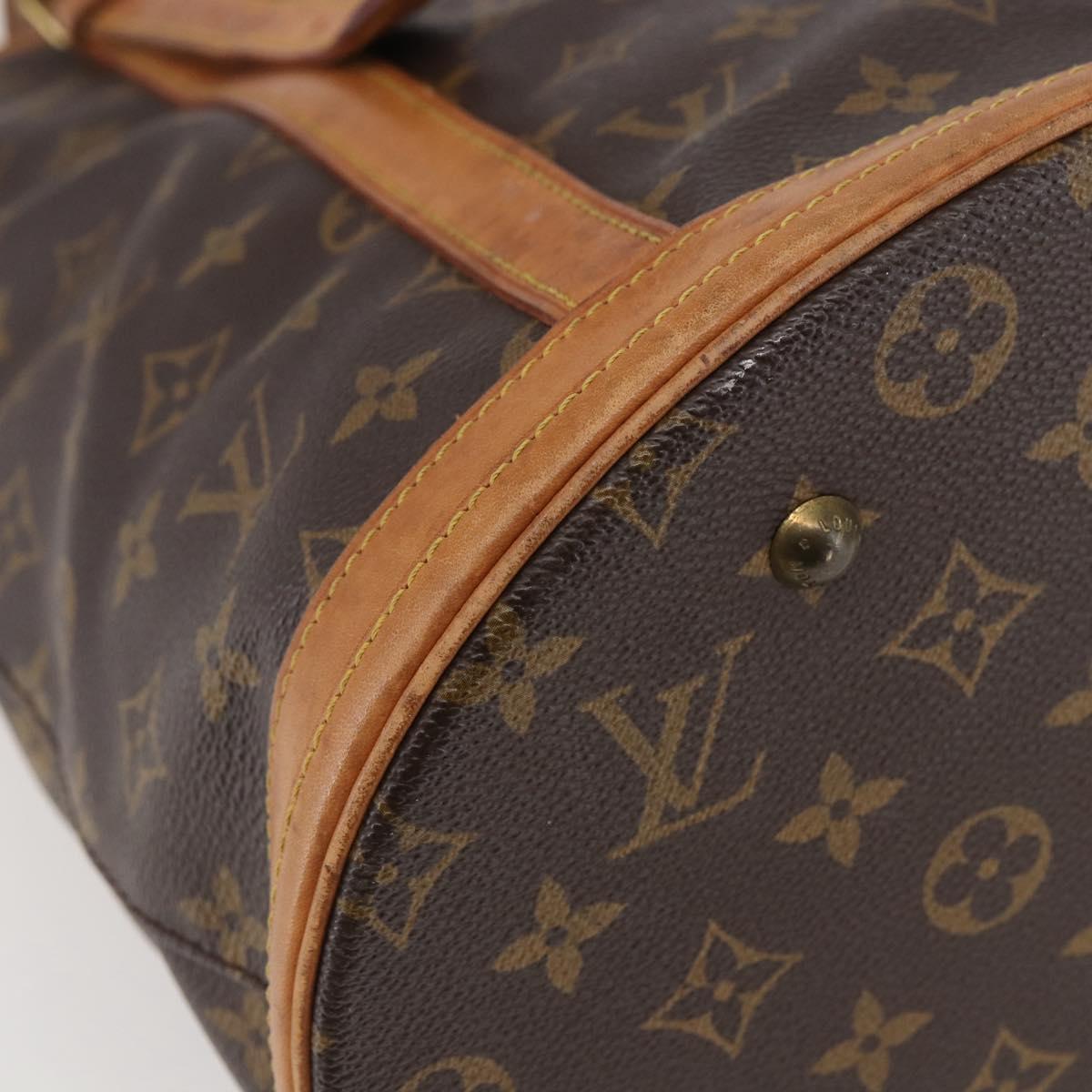 LOUIS VUITTON Monogram Bucket GM Shoulder Bag M42236 LV Auth 142471