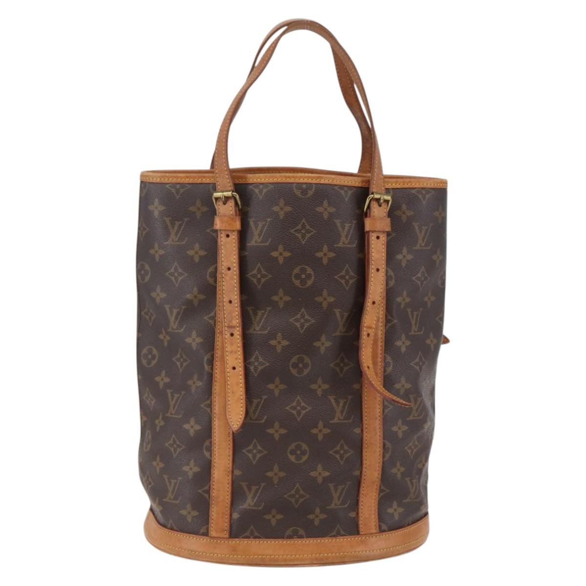 LOUIS VUITTON Monogram Bucket GM Shoulder Bag M42236 LV Auth 142471