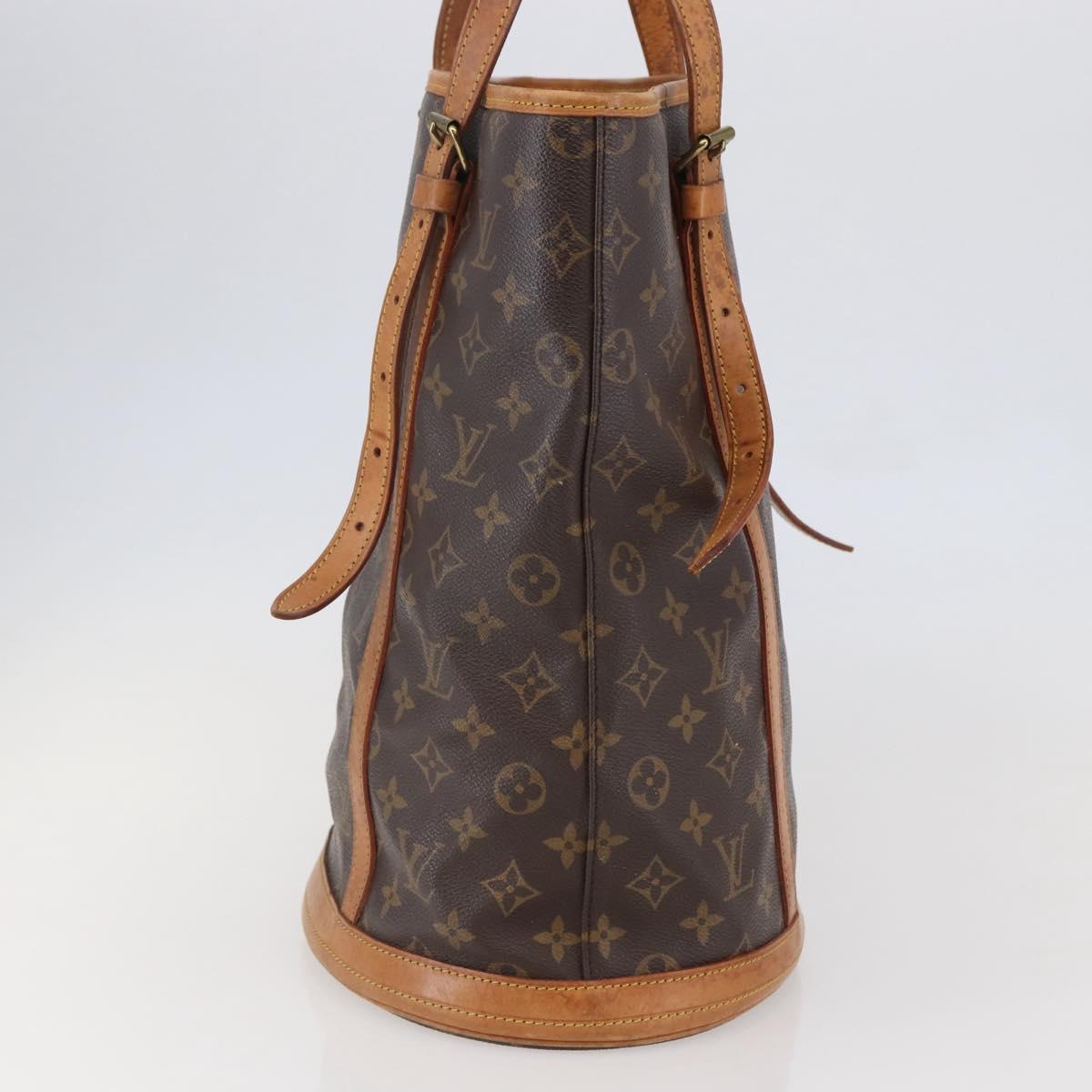 LOUIS VUITTON Monogram Bucket GM Shoulder Bag M42236 LV Auth 142471