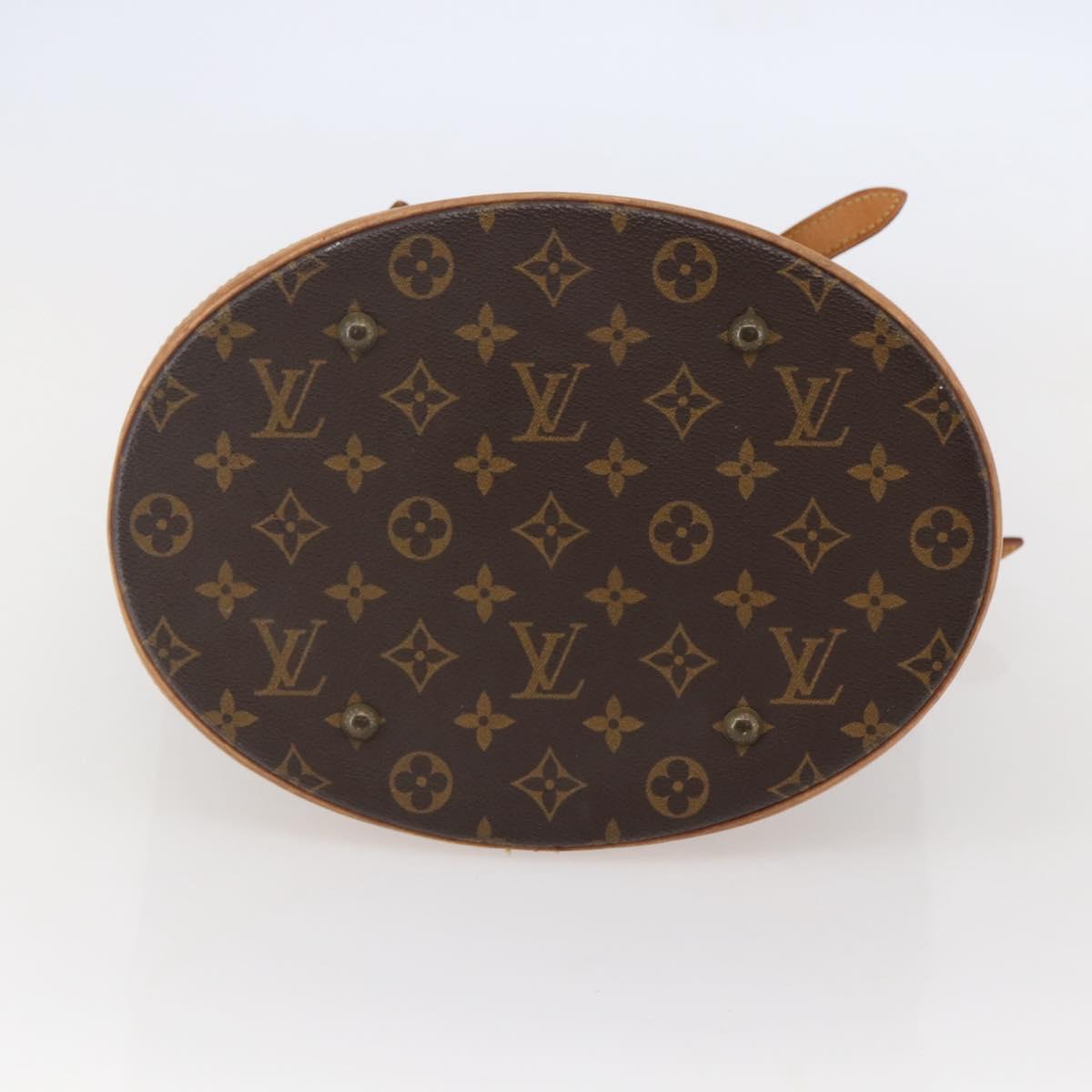 LOUIS VUITTON Monogram Bucket GM Shoulder Bag M42236 LV Auth 142471