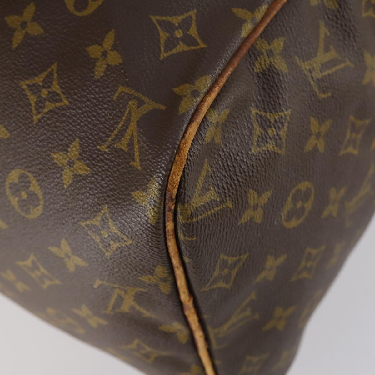 LOUIS VUITTON Monogram Sac Souple 45 Boston Bag M41624 LV Auth 142475