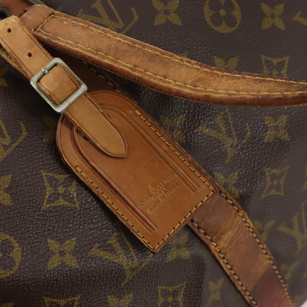 LOUIS VUITTON Monogram Sac Souple 45 Boston Bag M41624 LV Auth 142475