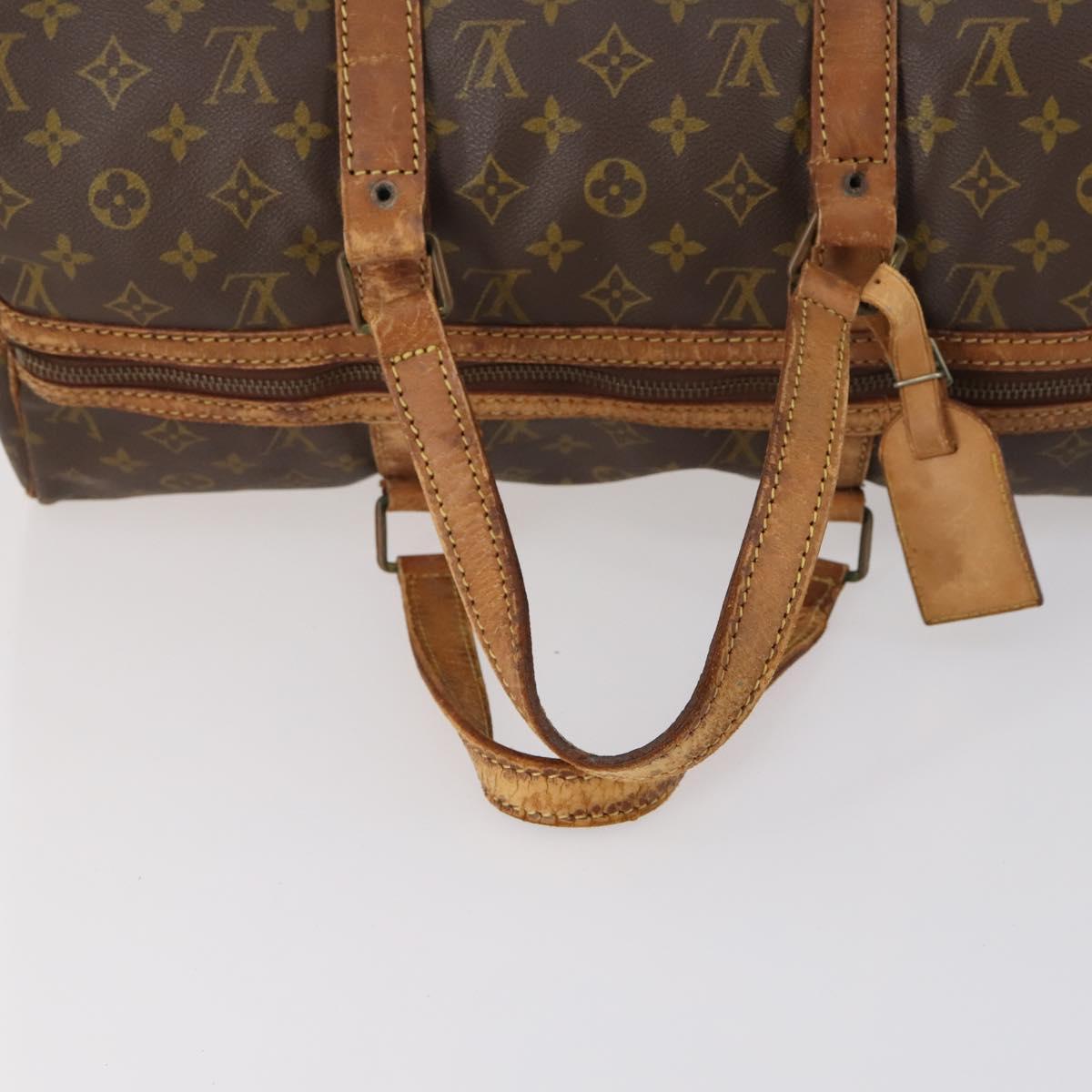 LOUIS VUITTON Monogram Sac Souple 45 Boston Bag M41624 LV Auth 142475