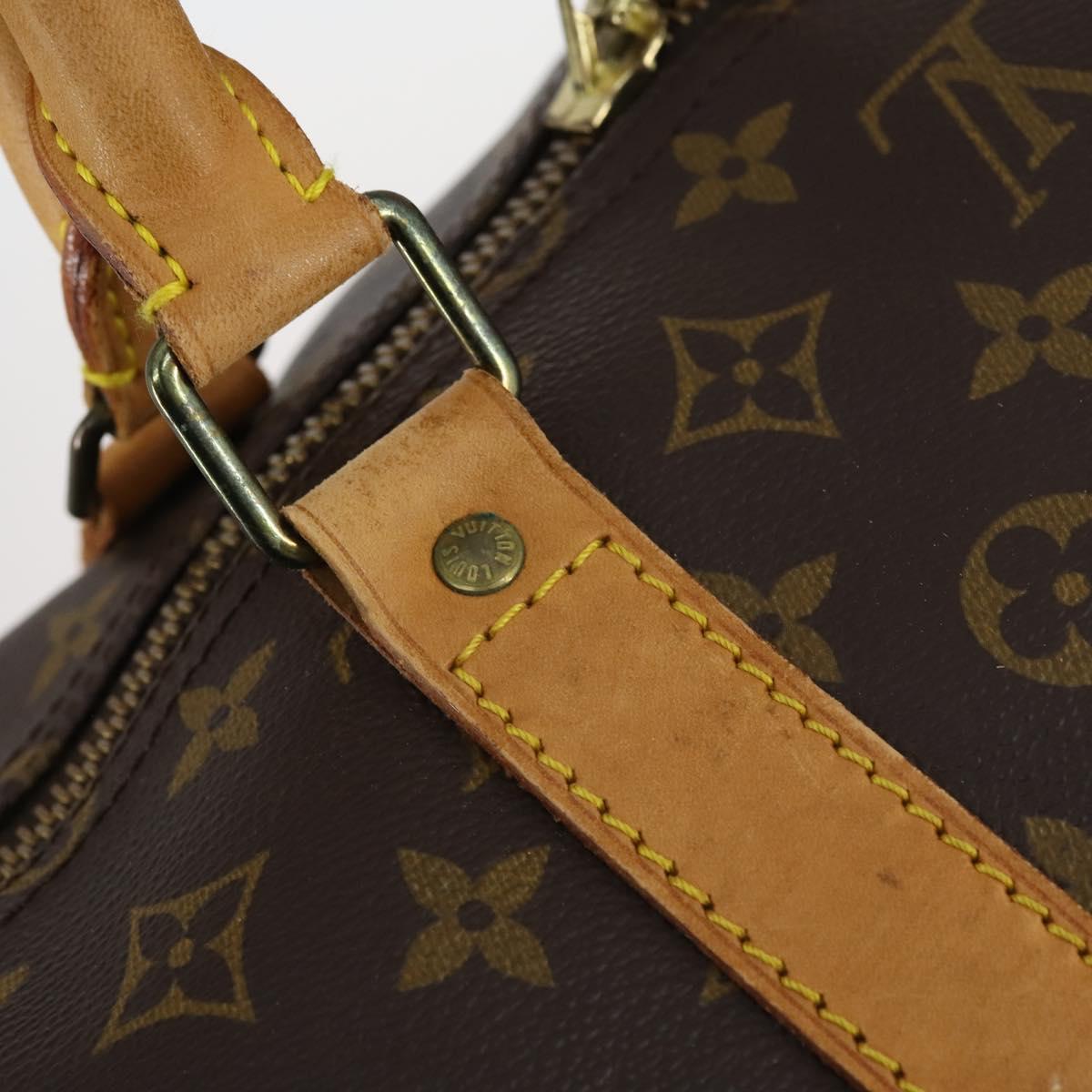 LOUIS VUITTON Monogram Keepall Bandouliere 60 Boston Bag M41412 LV Auth 142476