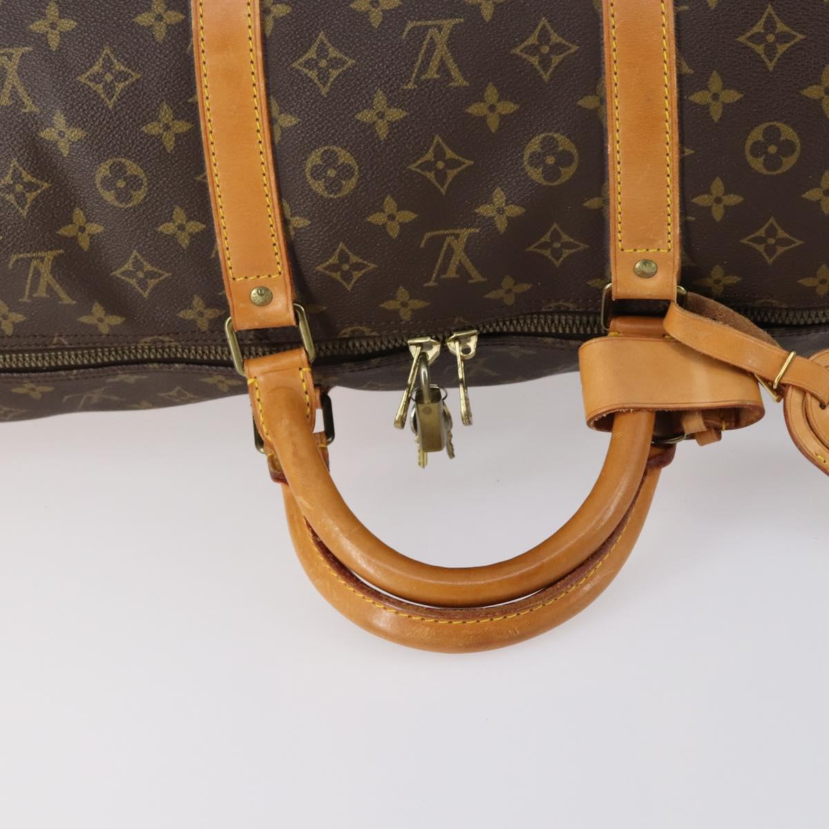 LOUIS VUITTON Monogram Keepall 60 Boston Bag M41422 LV Auth 142477