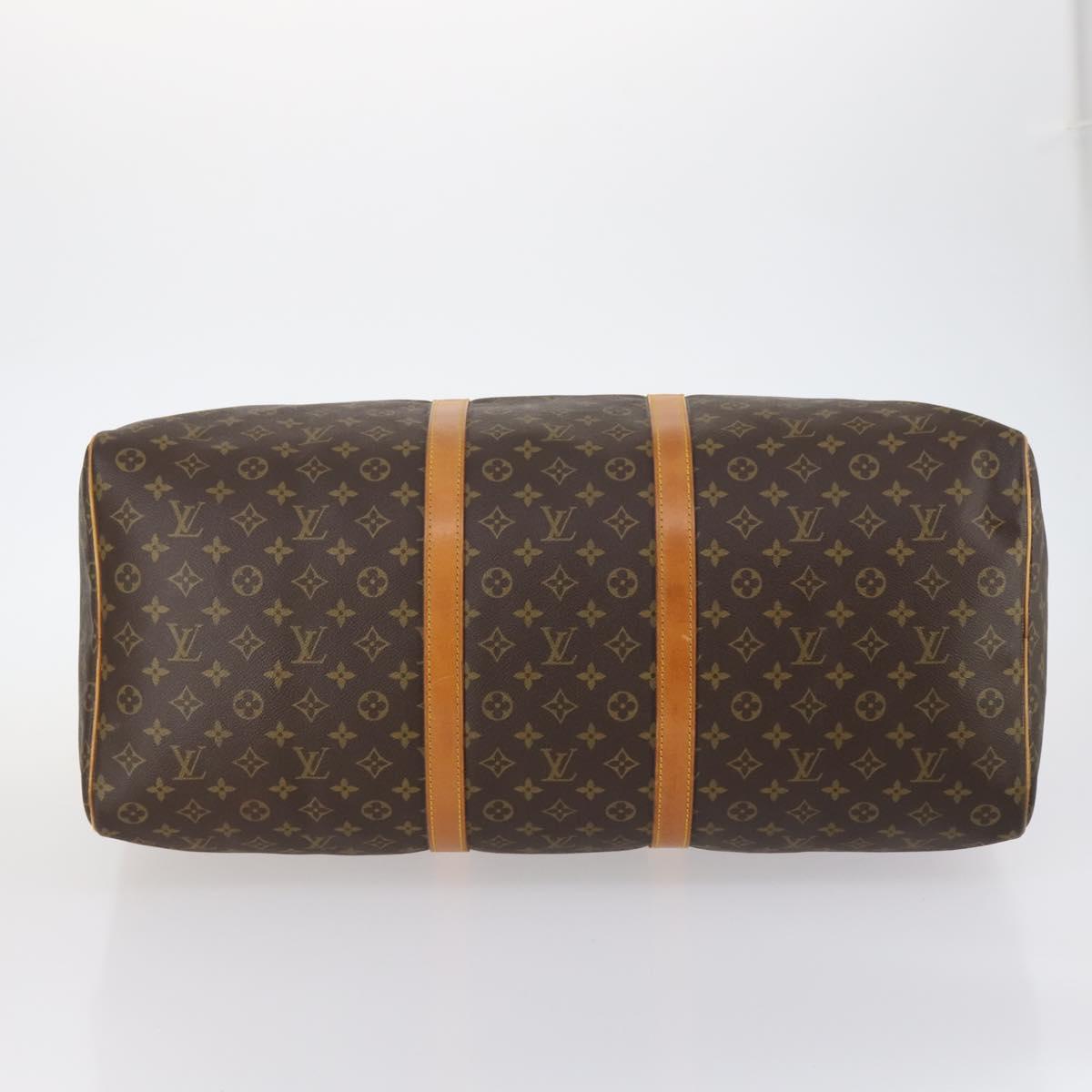 LOUIS VUITTON Monogram Keepall 60 Boston Bag M41422 LV Auth 142477