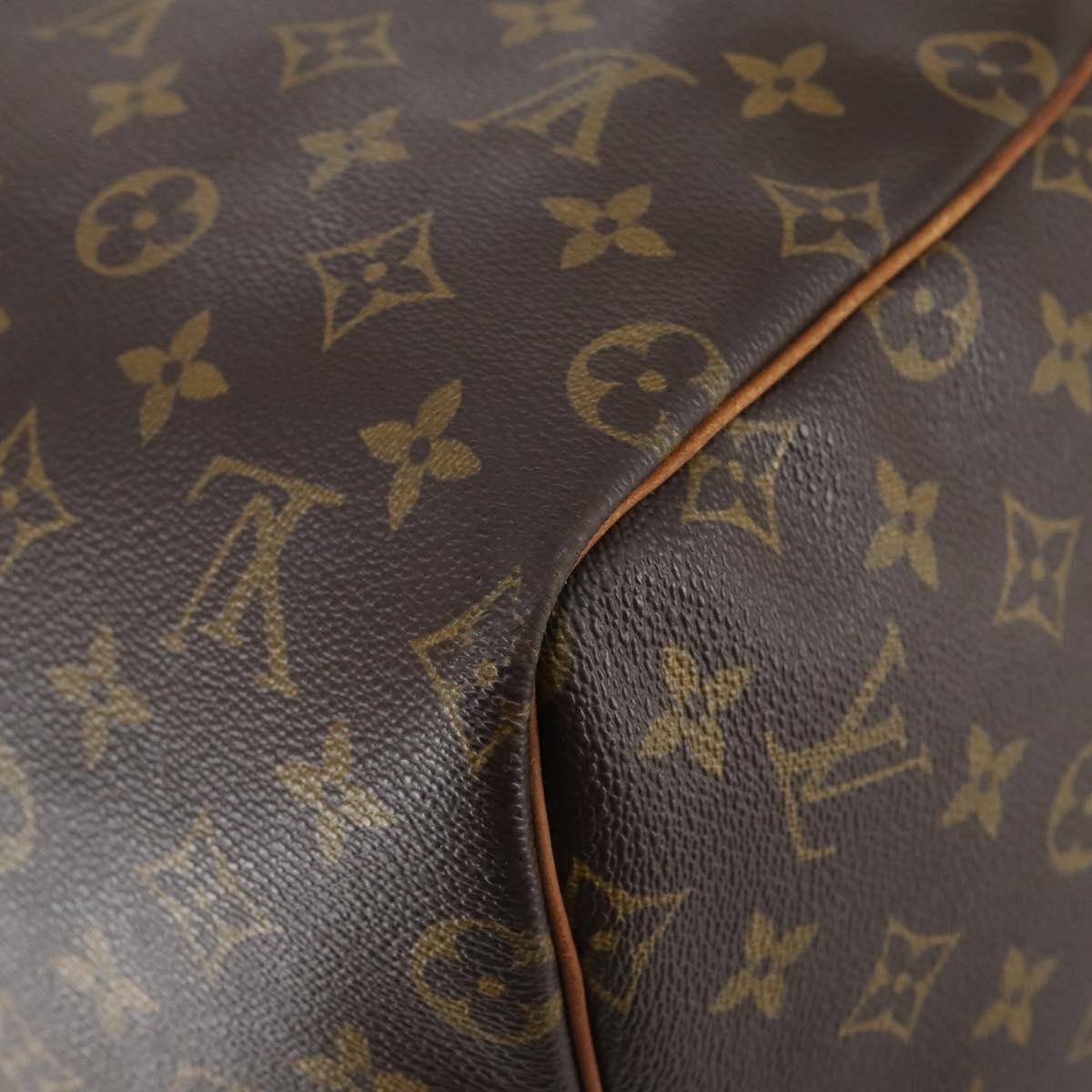 LOUIS VUITTON Monogram Keepall 55 Boston Bag M41424 LV Auth 142478