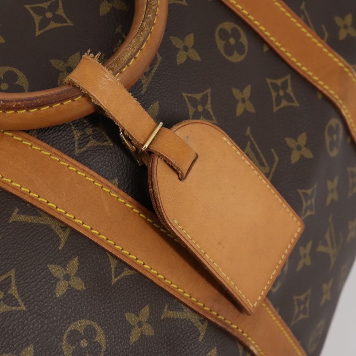 LOUIS VUITTON Monogram Keepall 55 Boston Bag M41424 LV Auth 142478