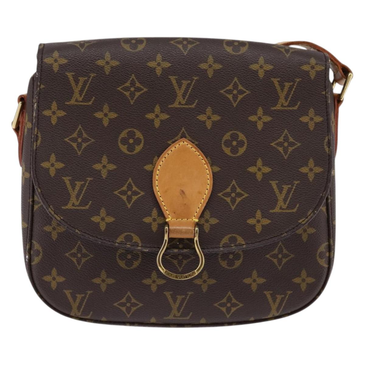 LOUIS VUITTON Monogram Saint Cloud GM Shoulder Bag M51242 LV Auth 142480