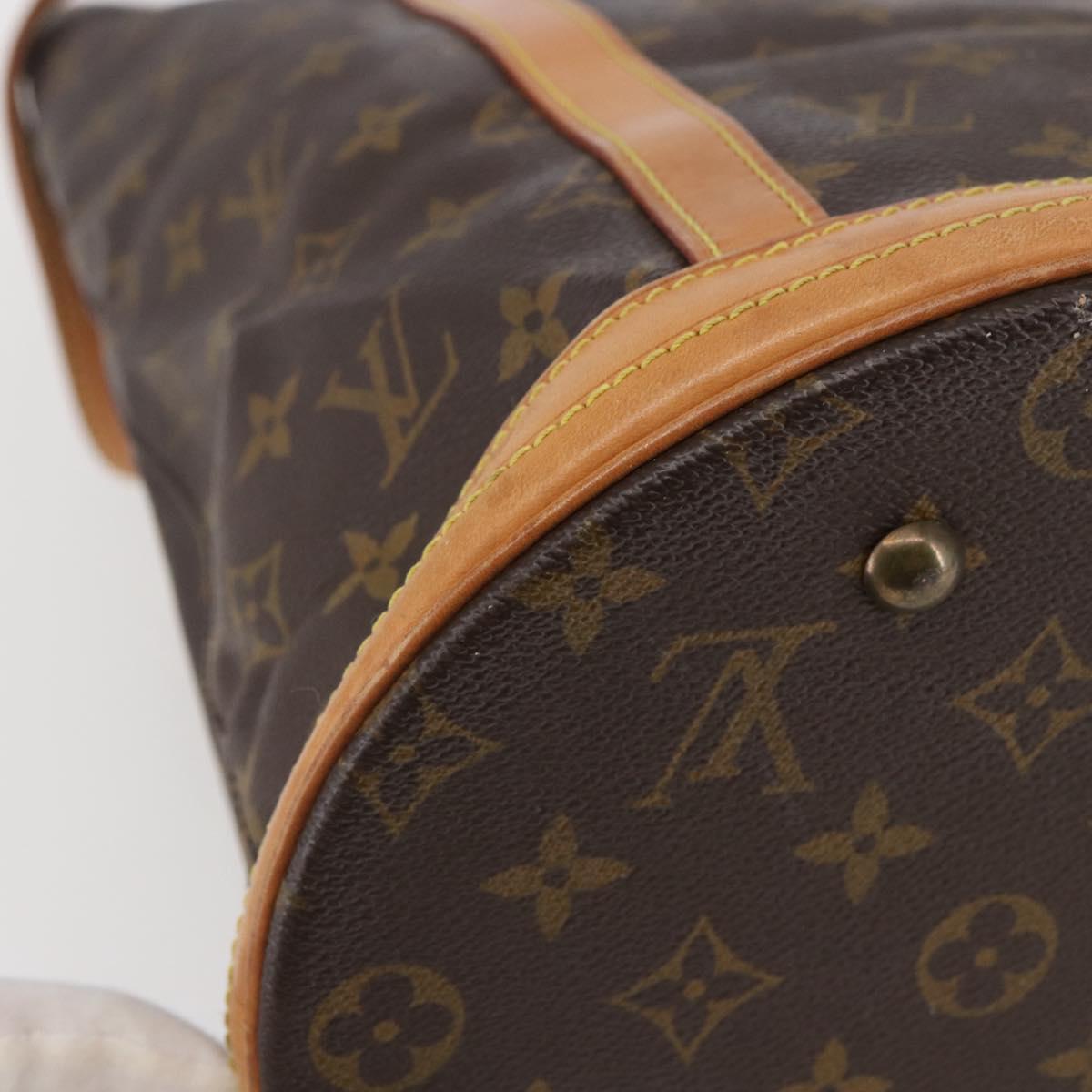 LOUIS VUITTON Monogram Bucket GM Shoulder Bag M42236 LV Auth 142482