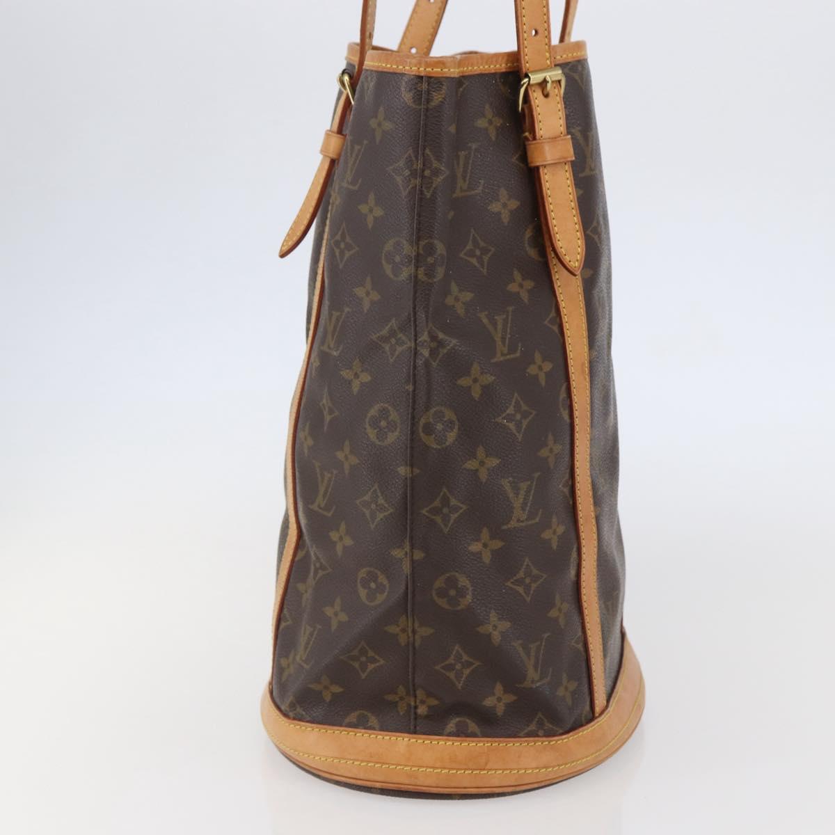 LOUIS VUITTON Monogram Bucket GM Shoulder Bag M42236 LV Auth 142482