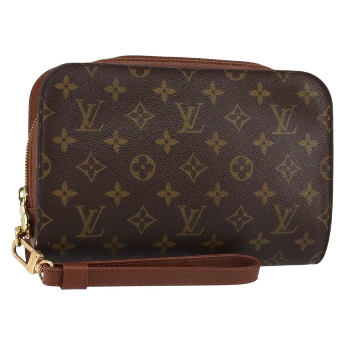 LOUIS VUITTON Monogram Orsay Clutch Bag M51790 LV Auth 142484