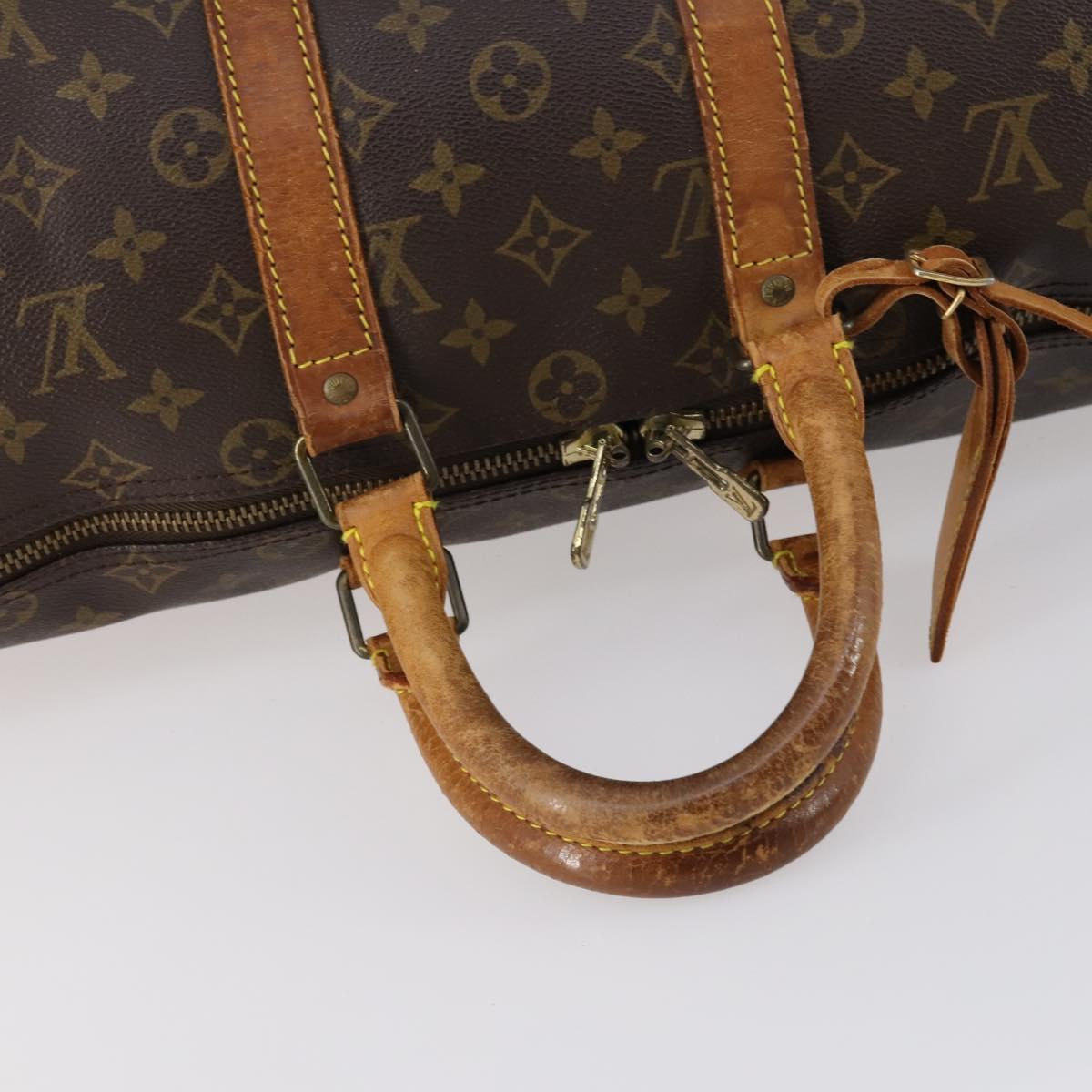 LOUIS VUITTON Monogram Keepall 45 Boston Bag M41428 LV Auth 142486
