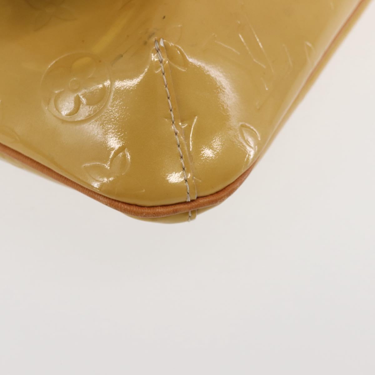 LOUIS VUITTON Monogram Vernis Thompson Street Bag Beige M91301 LV Auth 142494