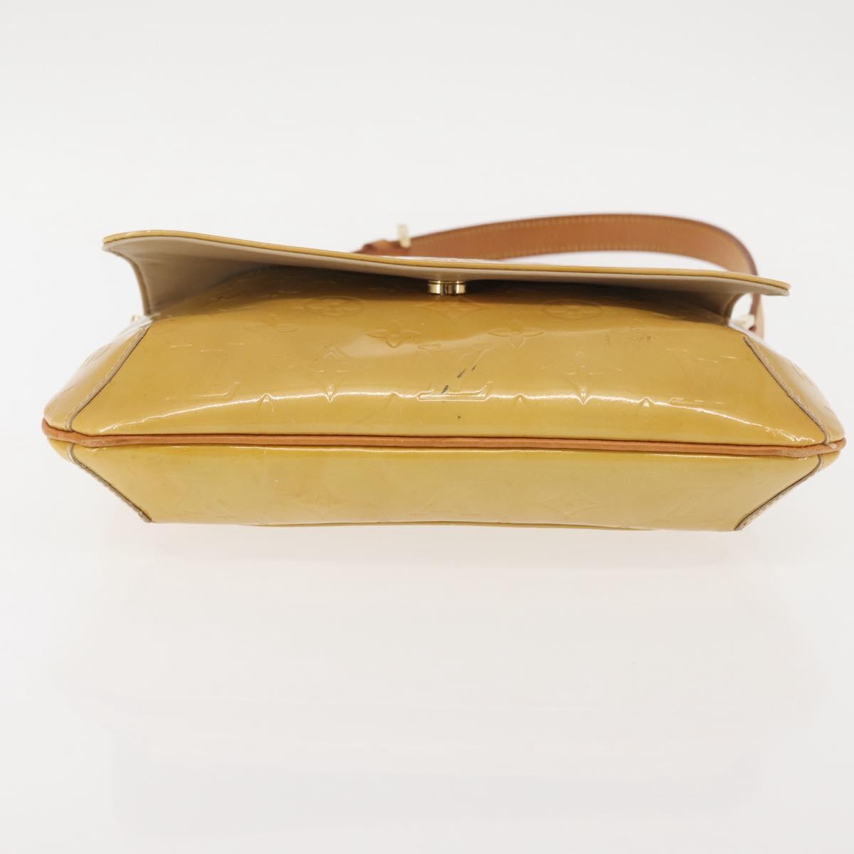 LOUIS VUITTON Monogram Vernis Thompson Street Bag Beige M91301 LV Auth 142494