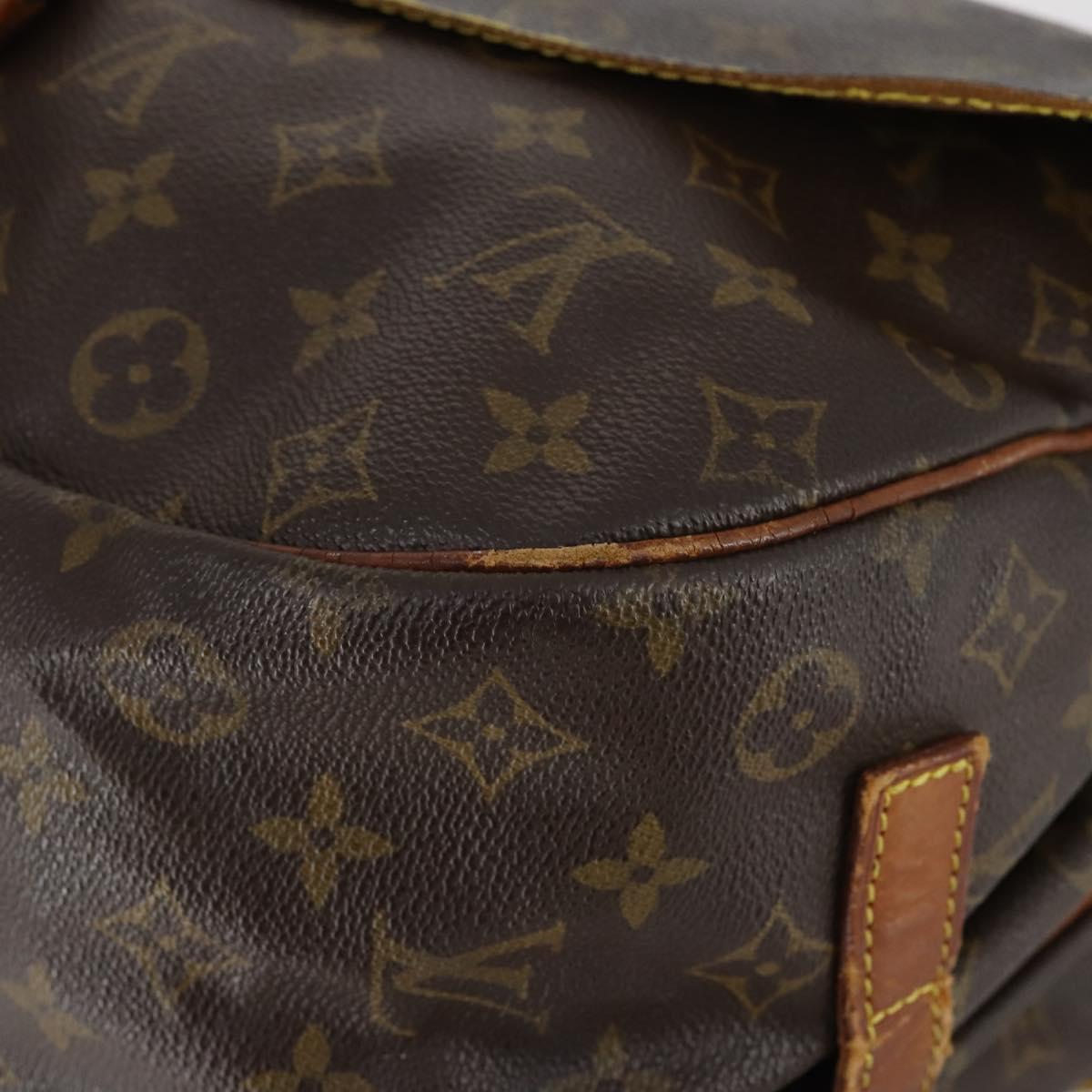 LOUIS VUITTON Monogram Saumur 35 Shoulder Bag M42254 LV Auth 142508