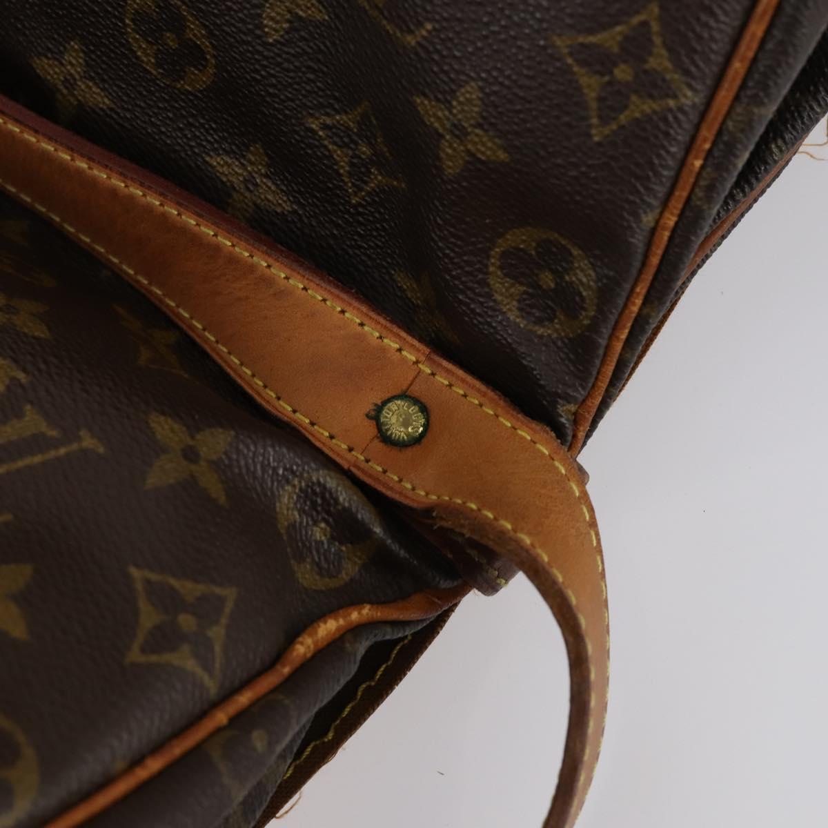 LOUIS VUITTON Monogram Saumur 35 Shoulder Bag M42254 LV Auth 142508