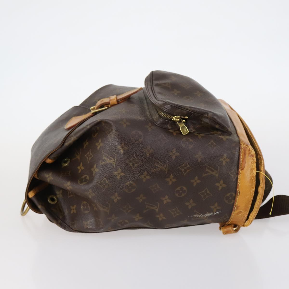 LOUIS VUITTON Monogram Montsouris GM Backpack M51135 LV Auth 142510