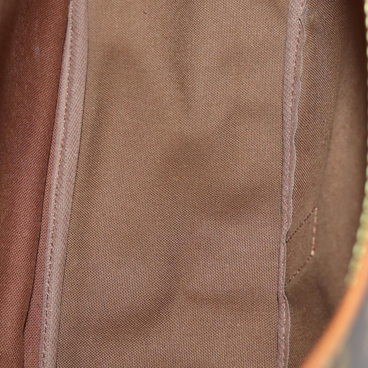 LOUIS VUITTON Monogram Saumur 35 Shoulder Bag M42254 LV Auth 142511