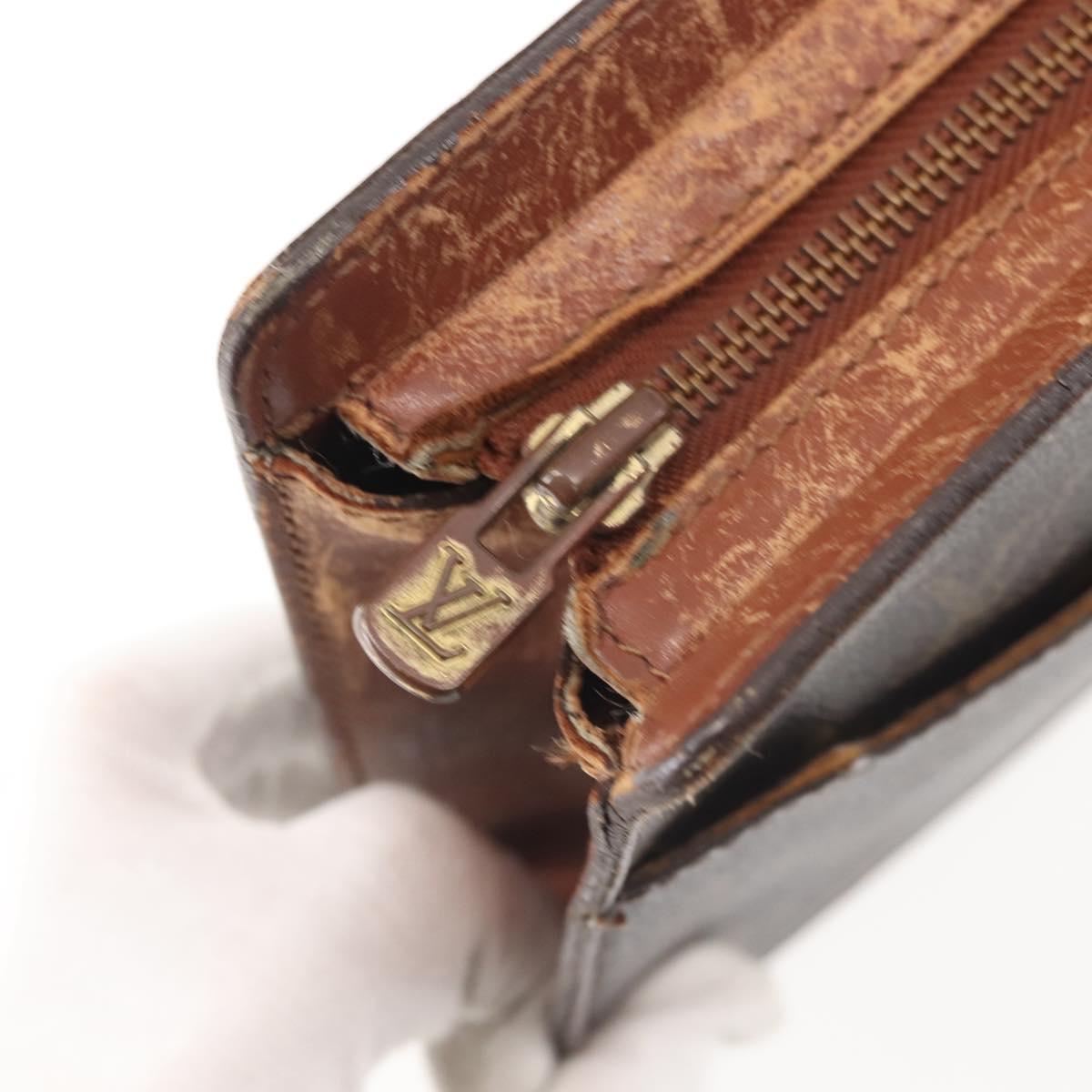 LOUIS VUITTON Monogram Pochette Homme Clutch Bag M51795 LV Auth 142513