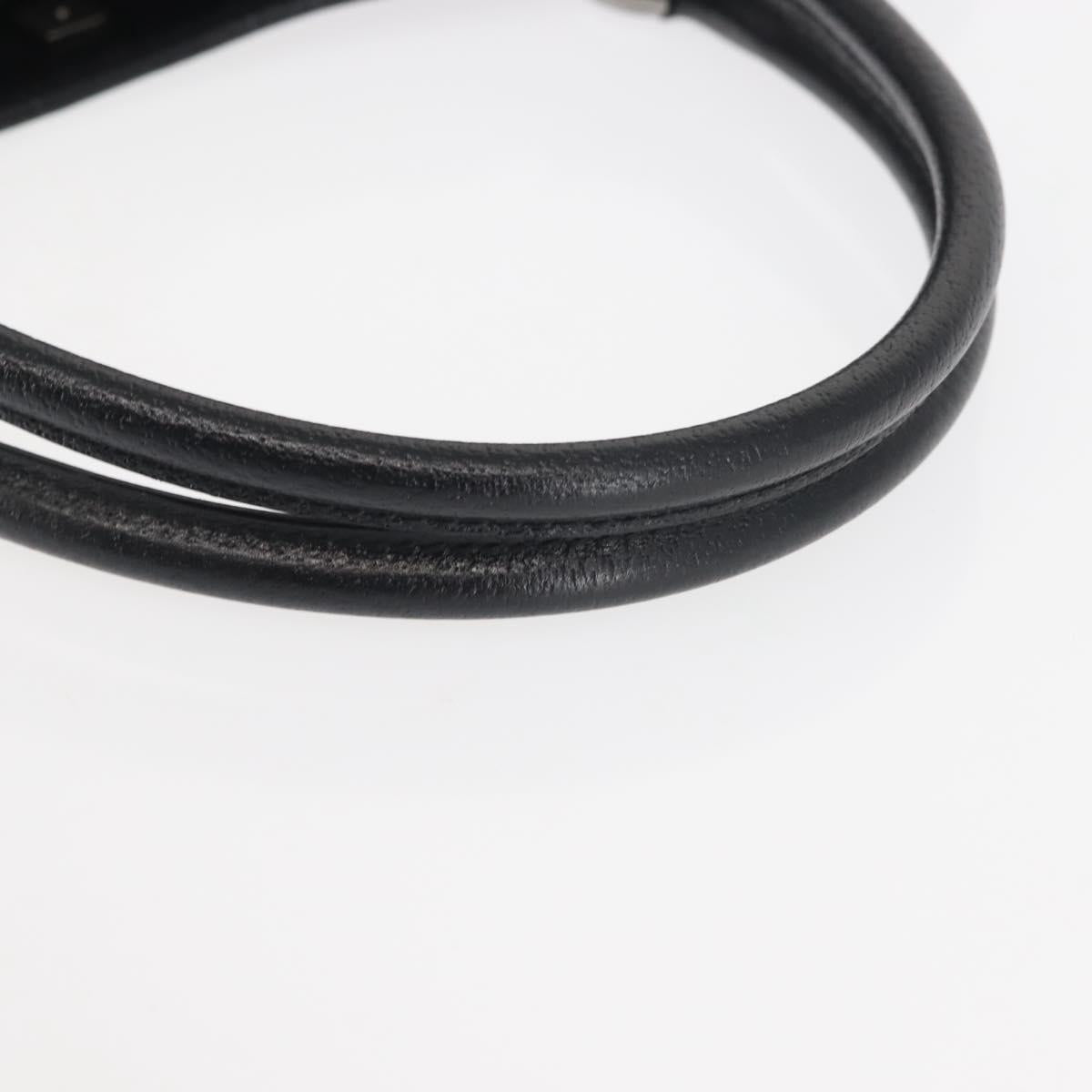 GUCCI GG Canvas Tote Bag Black Silver 113016 Auth 142531
