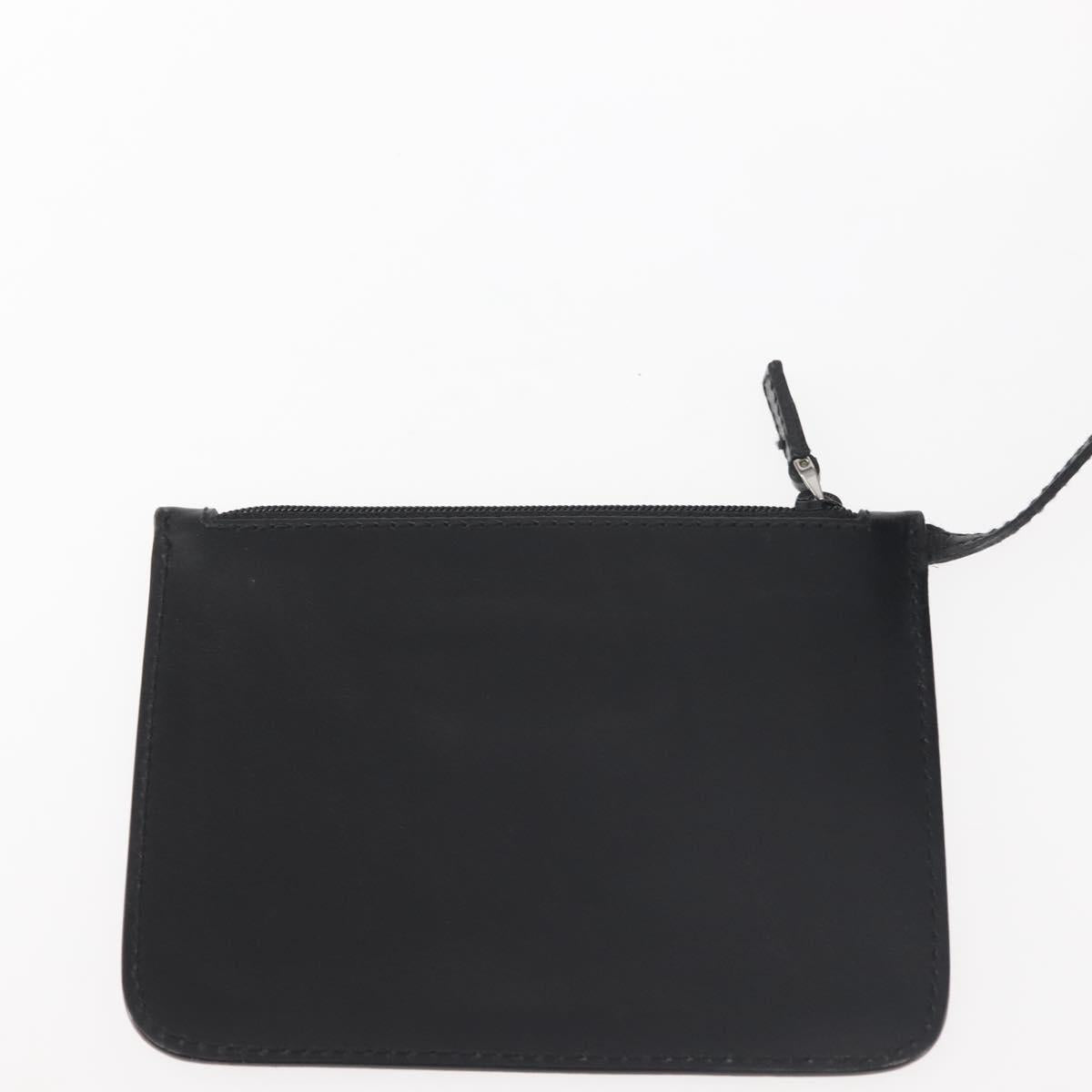 GUCCI GG Canvas Hand Bag Black Silver 94898 Auth 142537