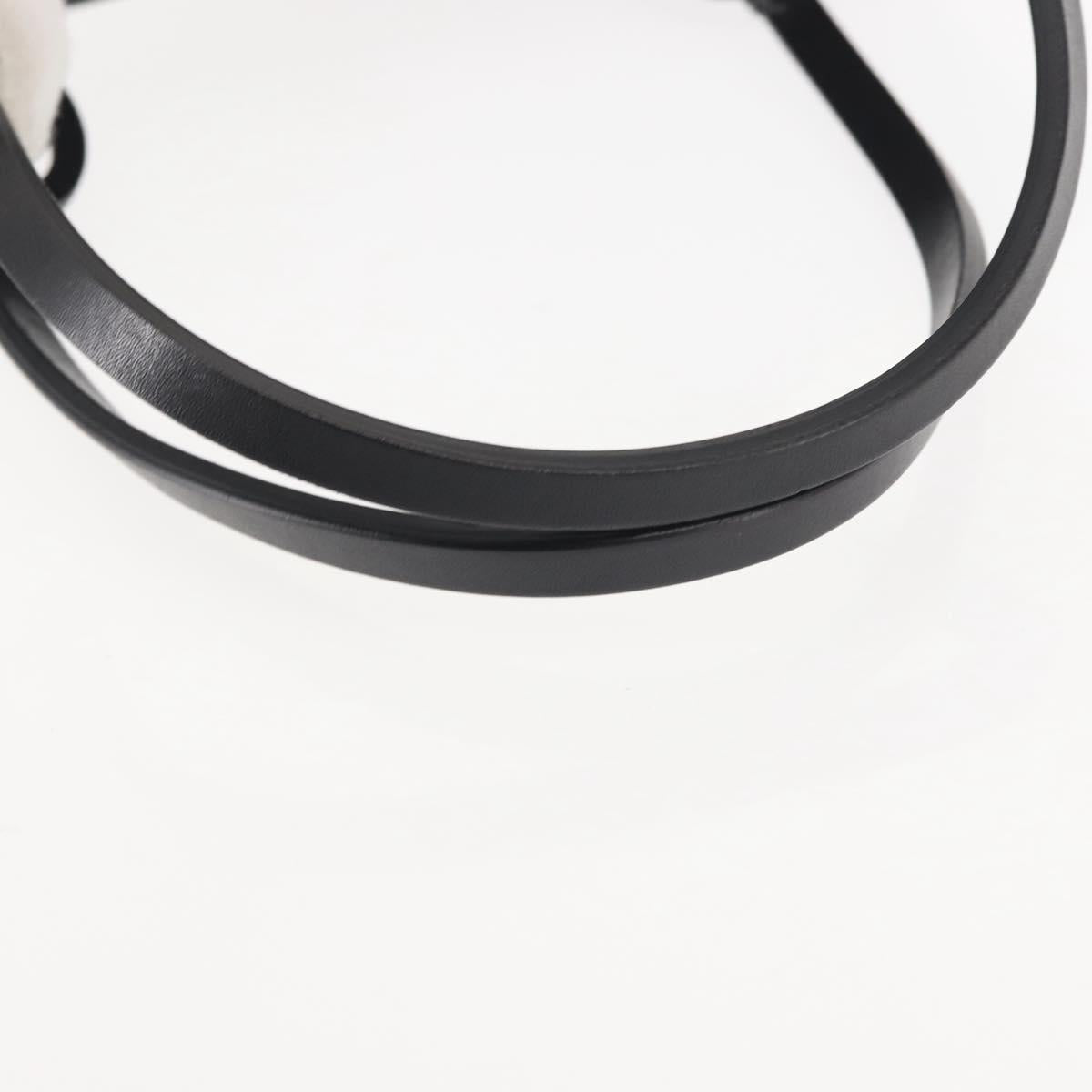 GUCCI GG Canvas Hand Bag Black Silver 94898 Auth 142537