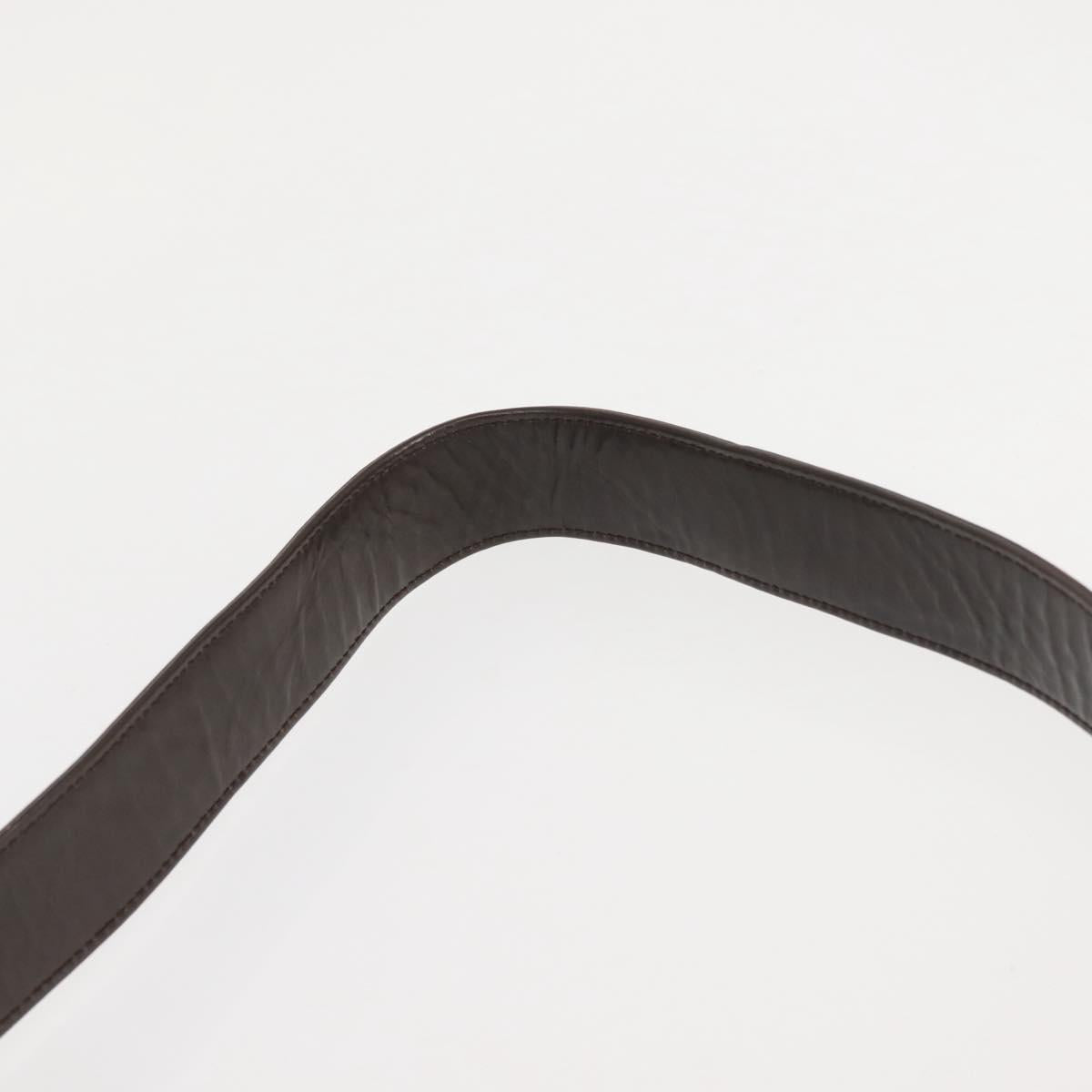 GUCCI Bamboo Hand Bag Nylon 2way Khaki Silver 001 1577 2615 Auth 142547