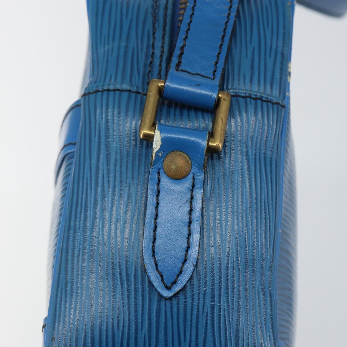 LOUIS VUITTON Epi Trocadero 27 Shoulder Bag Blue M52315 LV Auth 142606