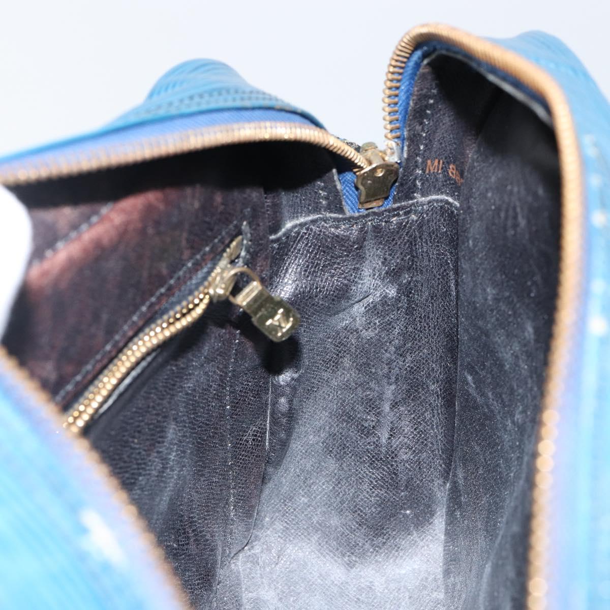 LOUIS VUITTON Epi Trocadero 27 Shoulder Bag Blue M52315 LV Auth 142606