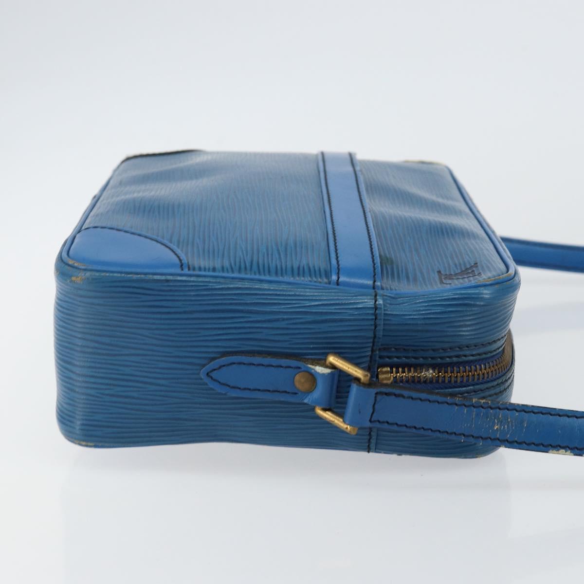 LOUIS VUITTON Epi Trocadero 27 Shoulder Bag Blue M52315 LV Auth 142606